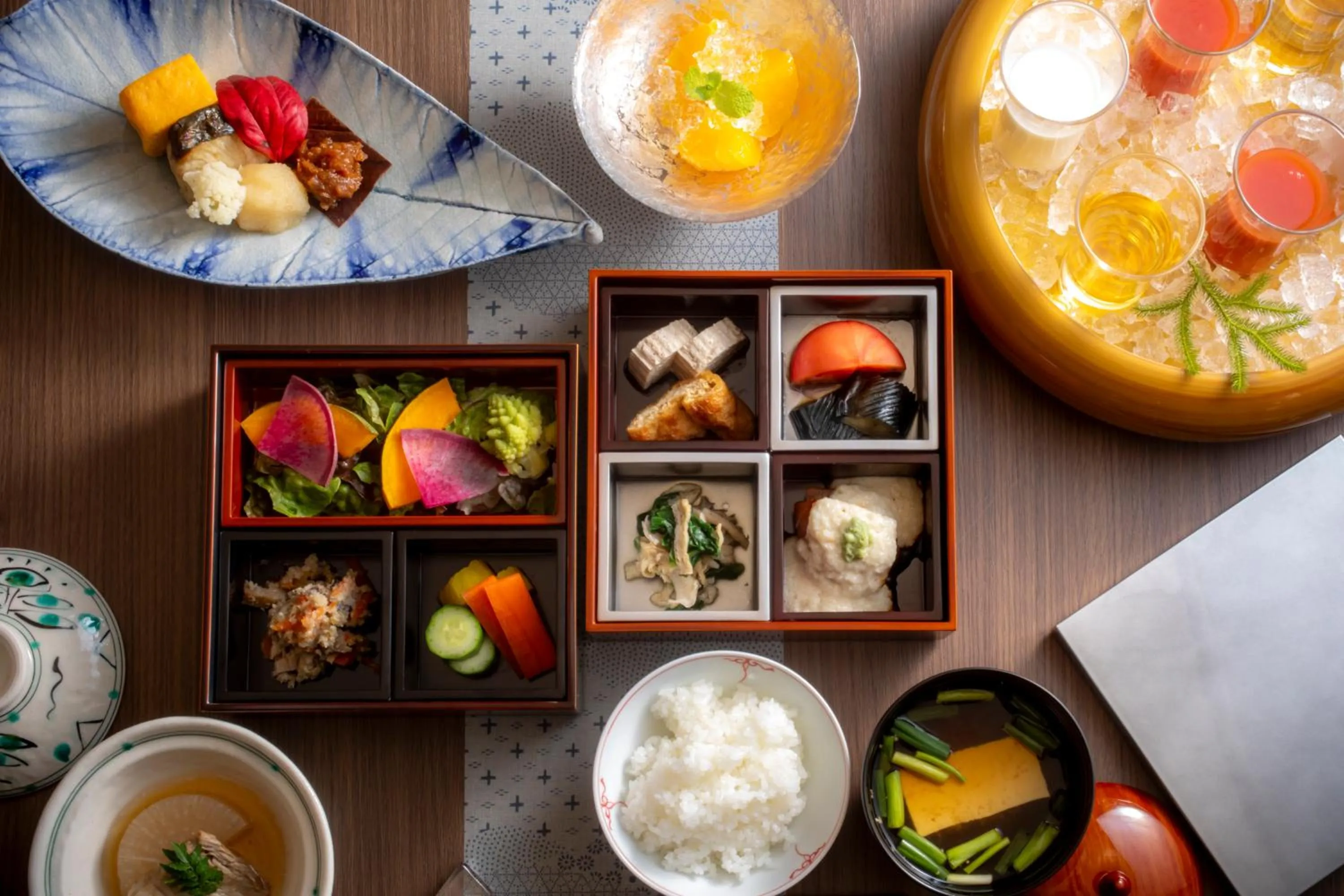 Food and drinks in Machiyado ICHIRYU