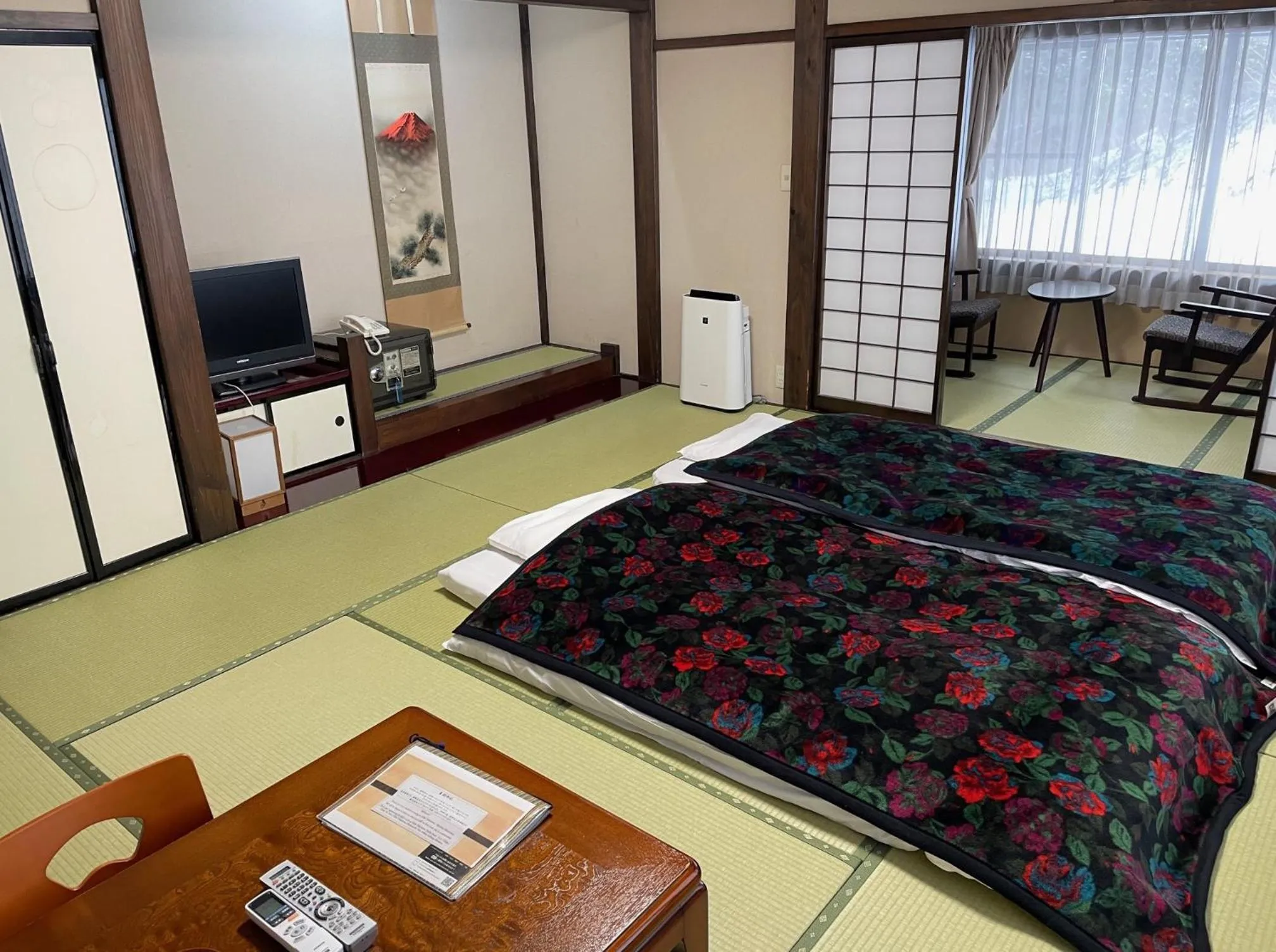 Bed in Ryokan Murayama
