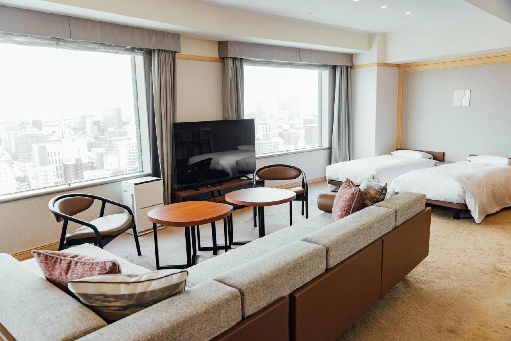 Photo of the whole room, Bed in Sapporo Prince Hotel