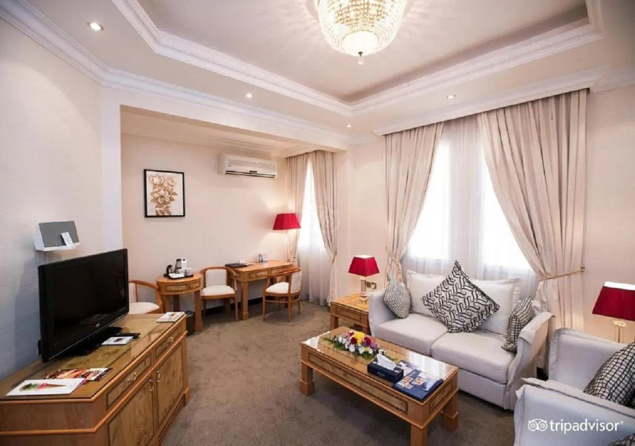 Living room in Garden Hotel Muscat By Royal Titan Group
