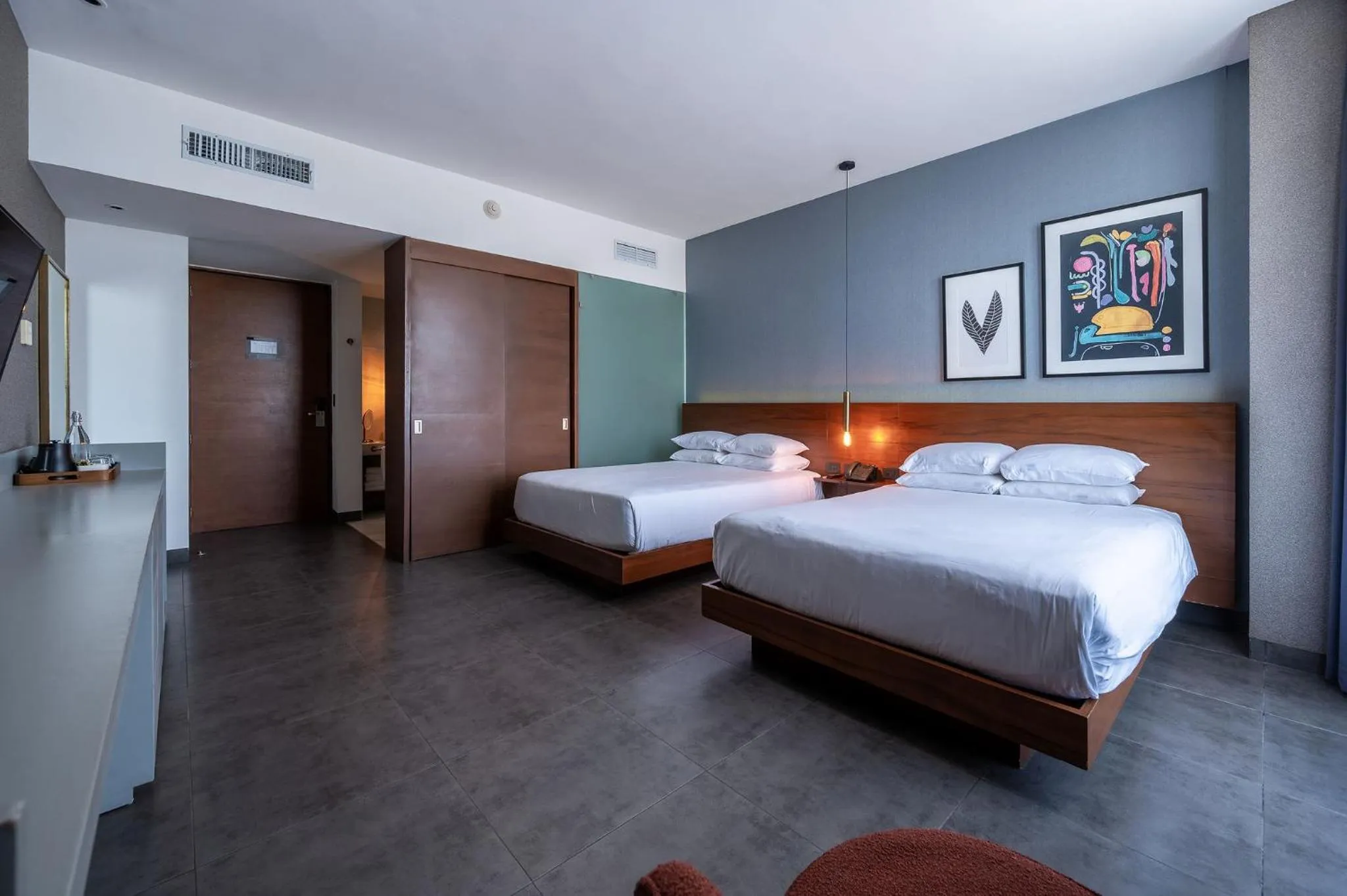 Bed in MARQUEE Playa Hotel