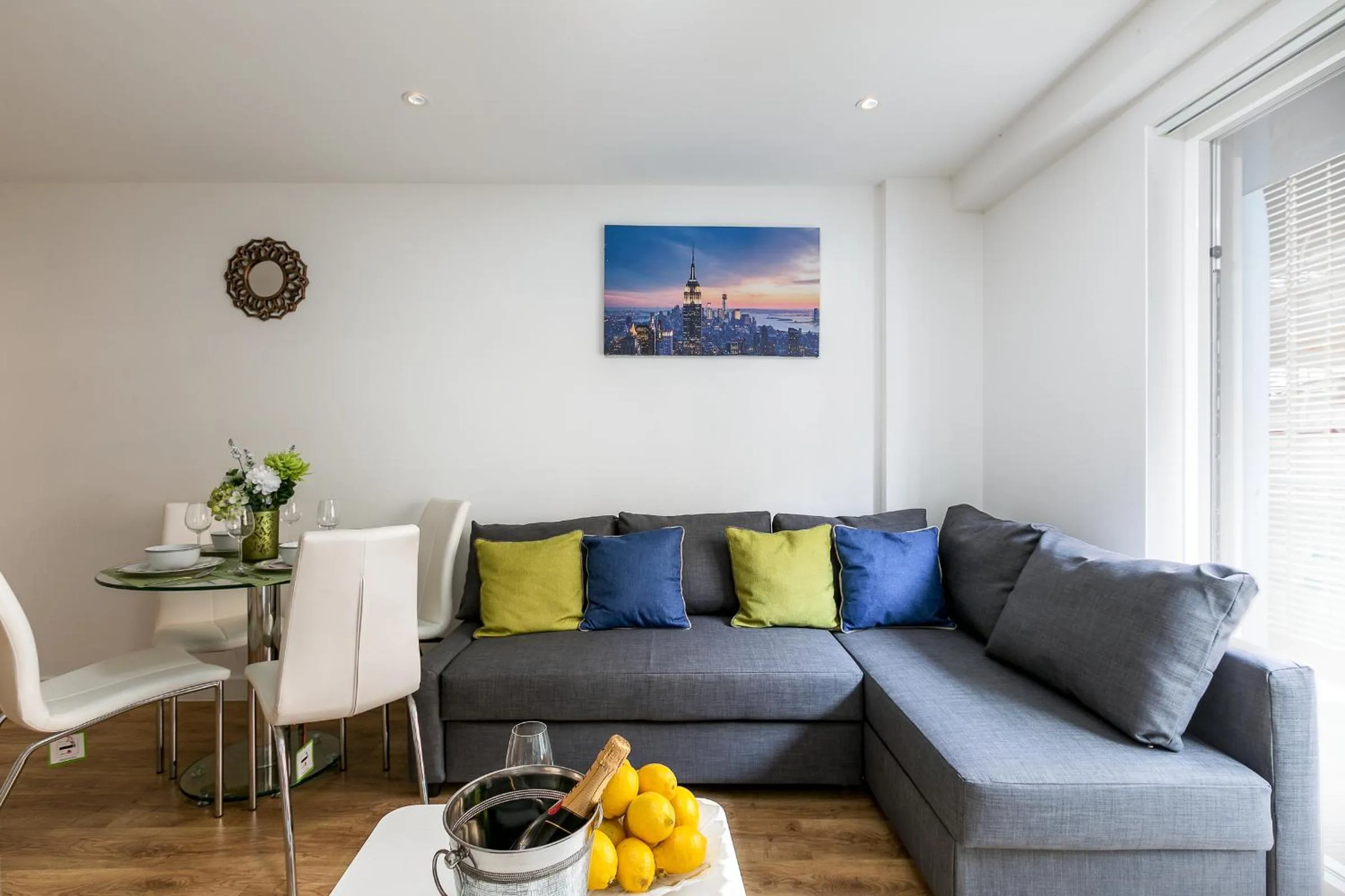 Living room in Skyvillion - COZY APARTMENTS in Enfield Town With Free Parking & Wifi