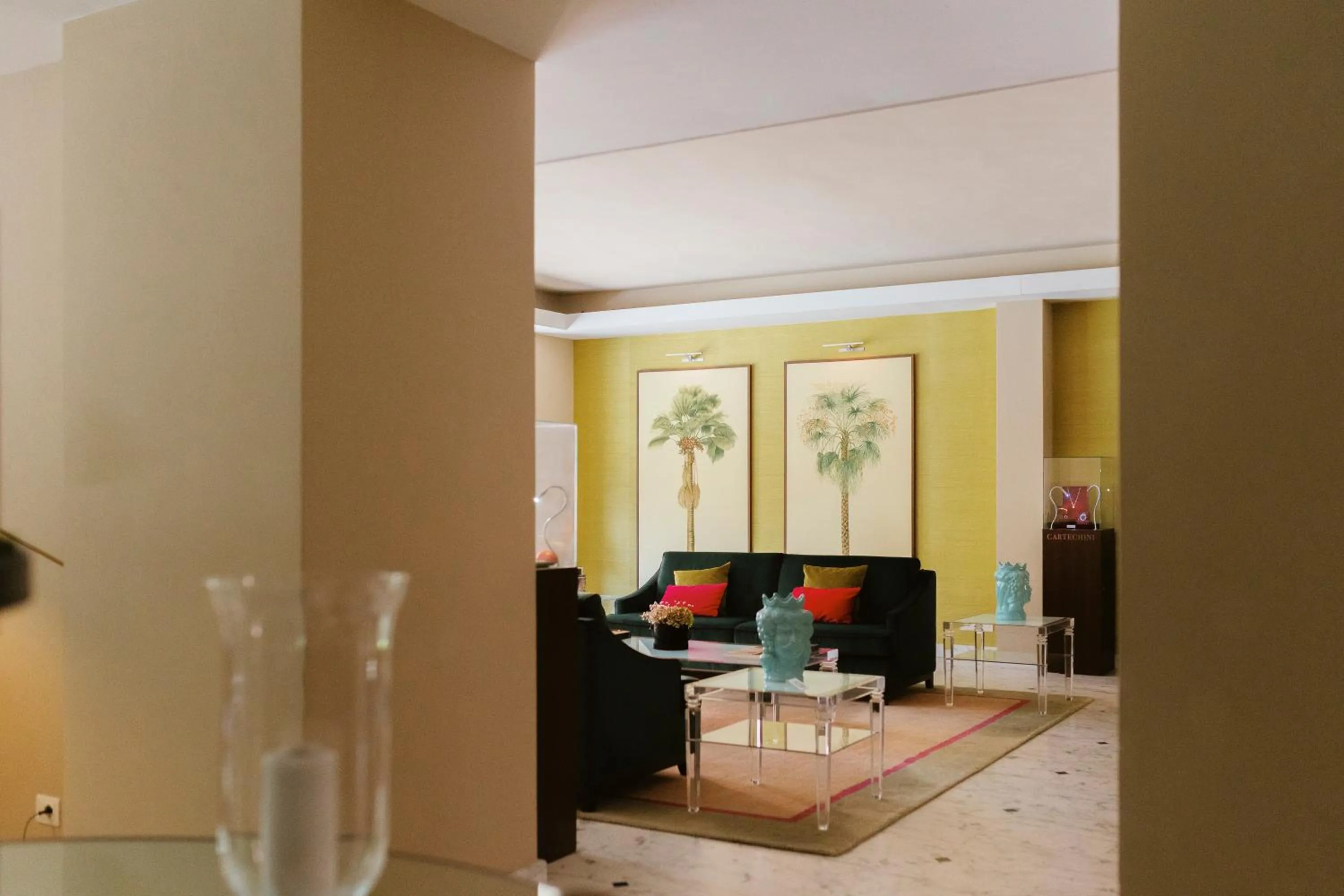 Lobby or reception in Hotel Miramare