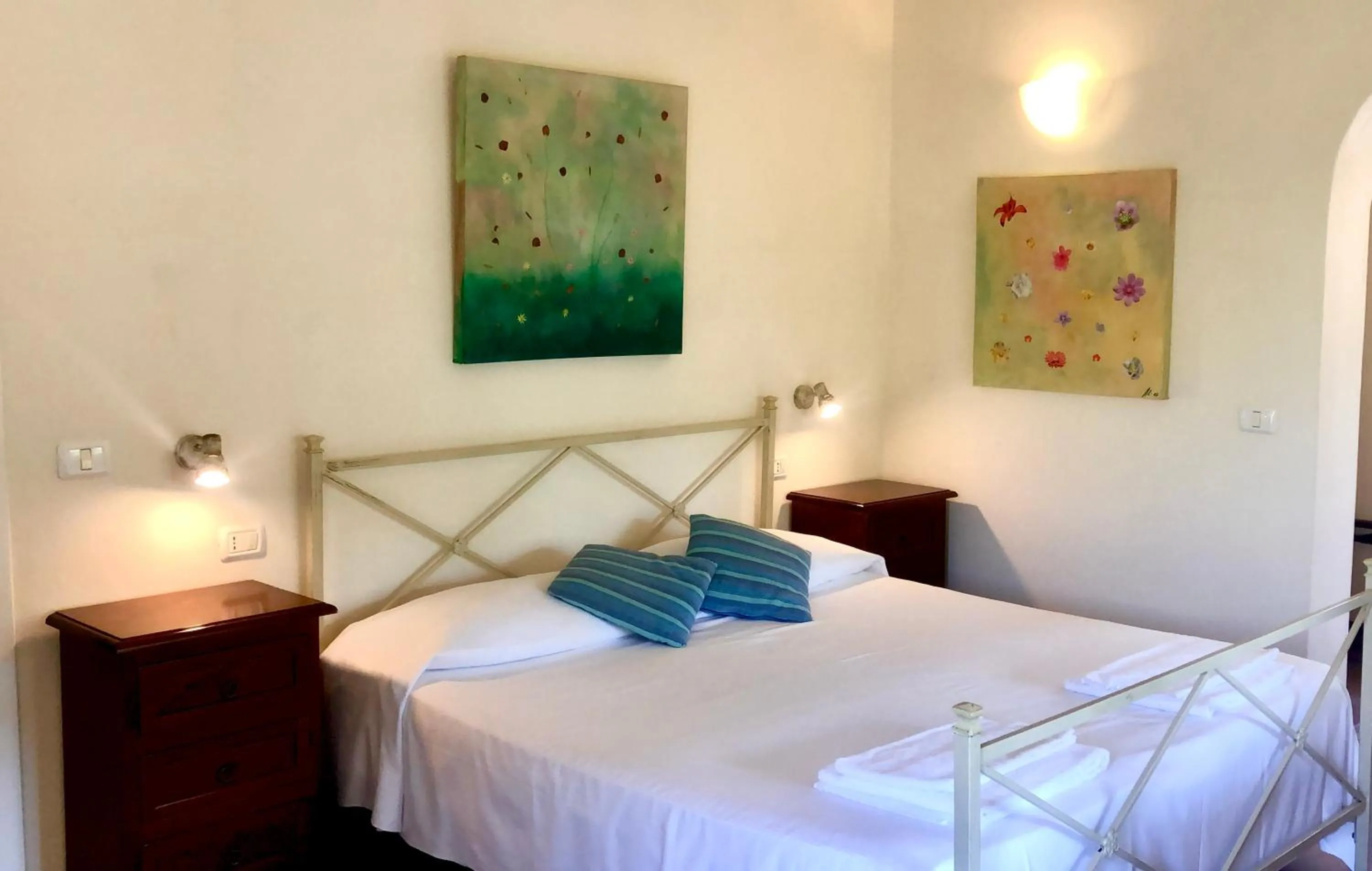 Bed in Hotel Santo Stefano