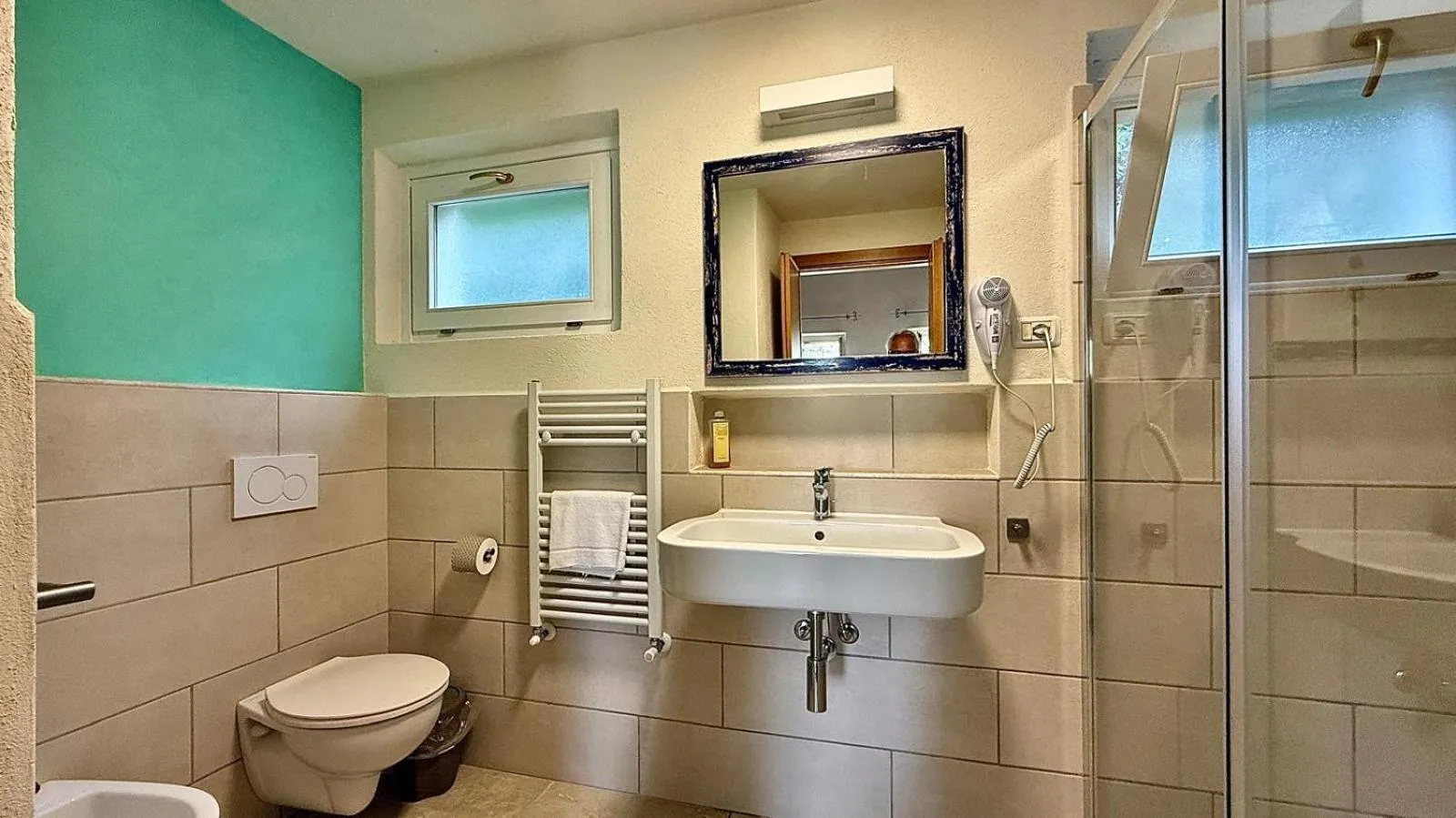 Shower in Hotel Santo Stefano