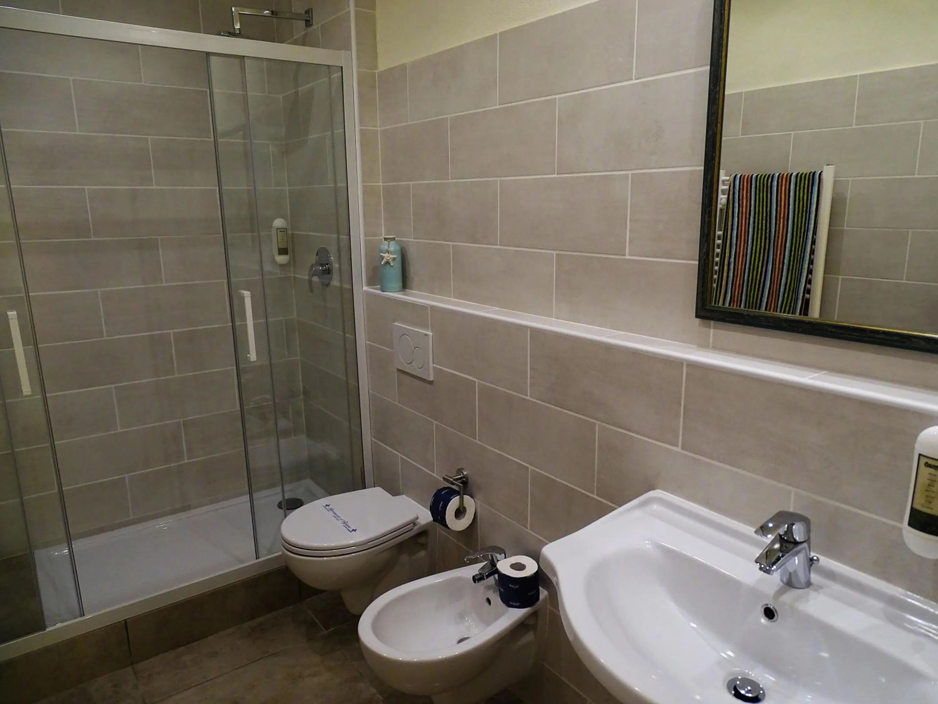 Toilet in Hotel Santo Stefano