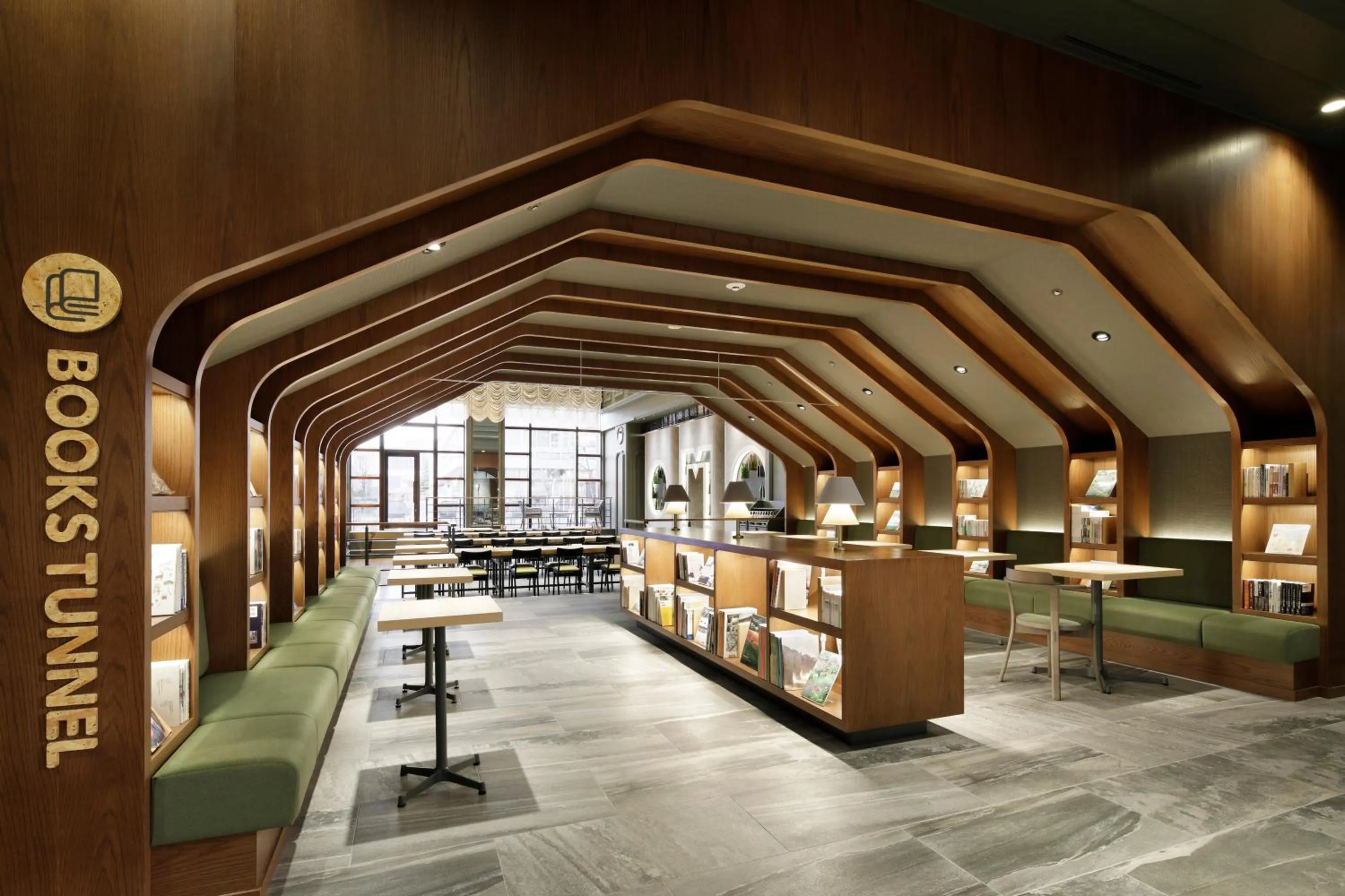 Lounge or bar in OMO7 Asahikawa by Hoshino Resorts