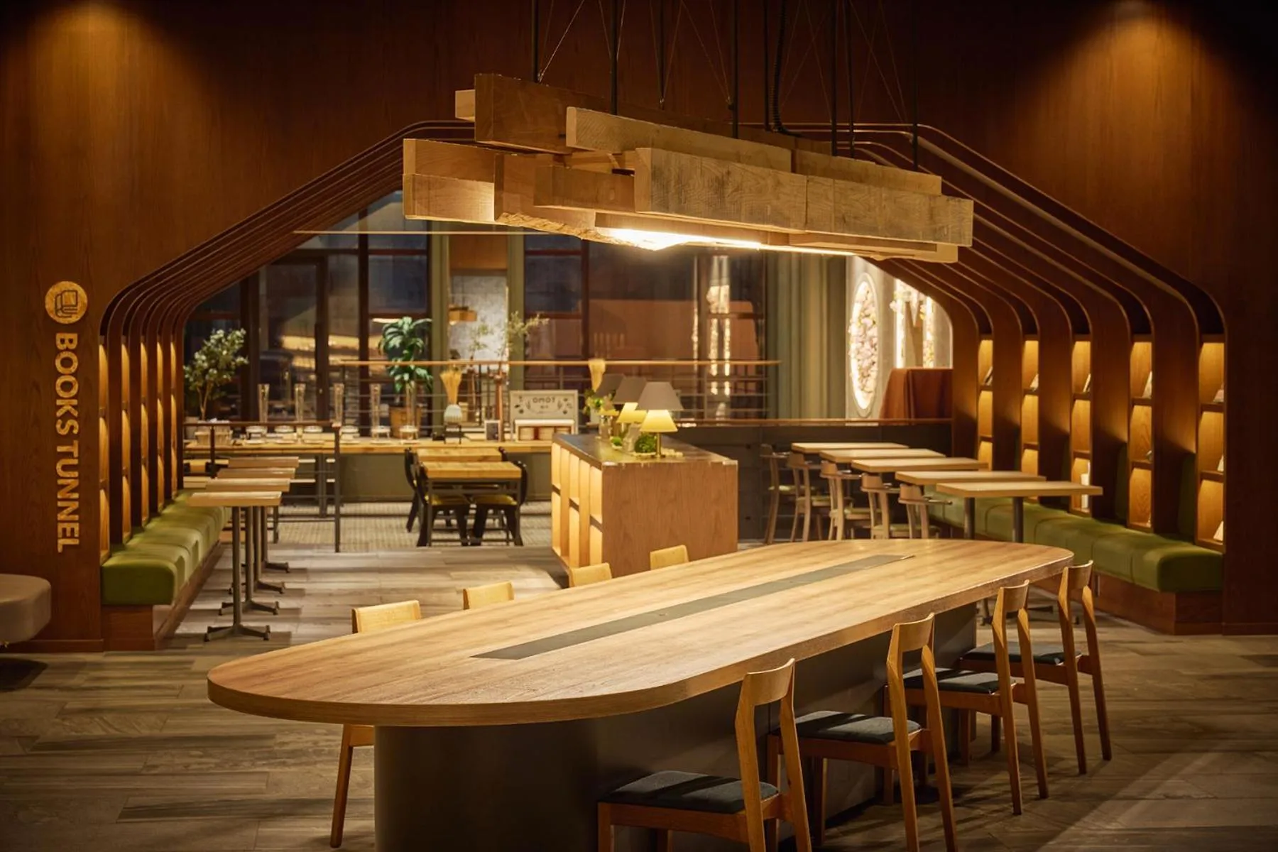 Lounge or bar in OMO7 Asahikawa by Hoshino Resorts