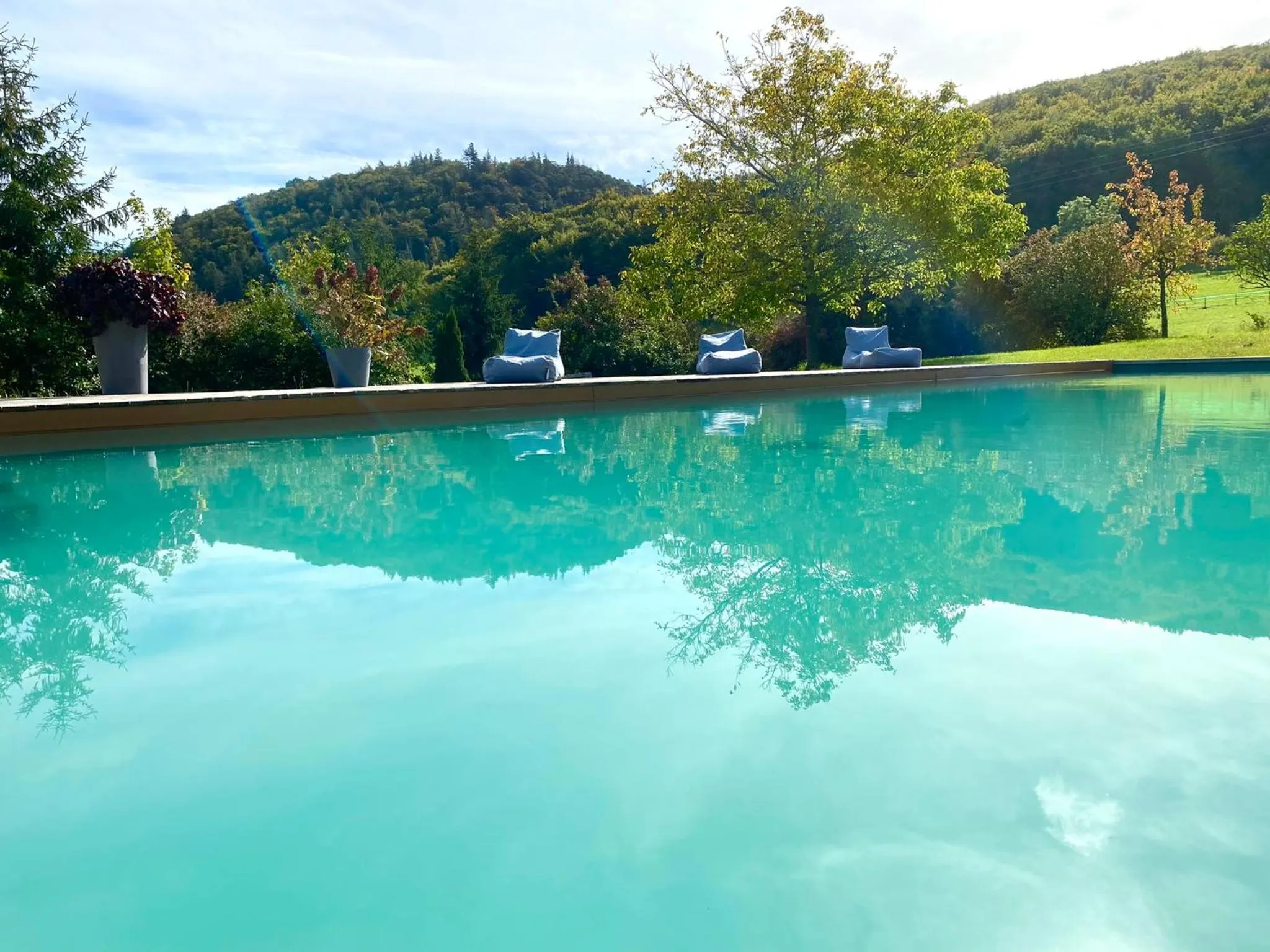 Swimming pool in Hotel - Restaurant Bastenhaus