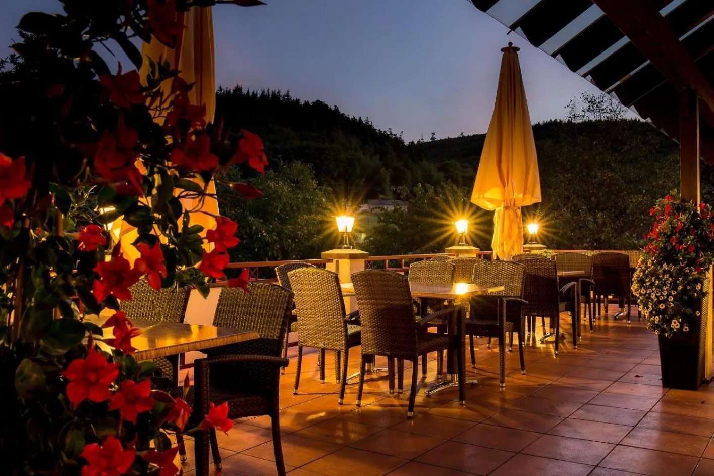 Balcony/Terrace in Hotel - Restaurant Bastenhaus
