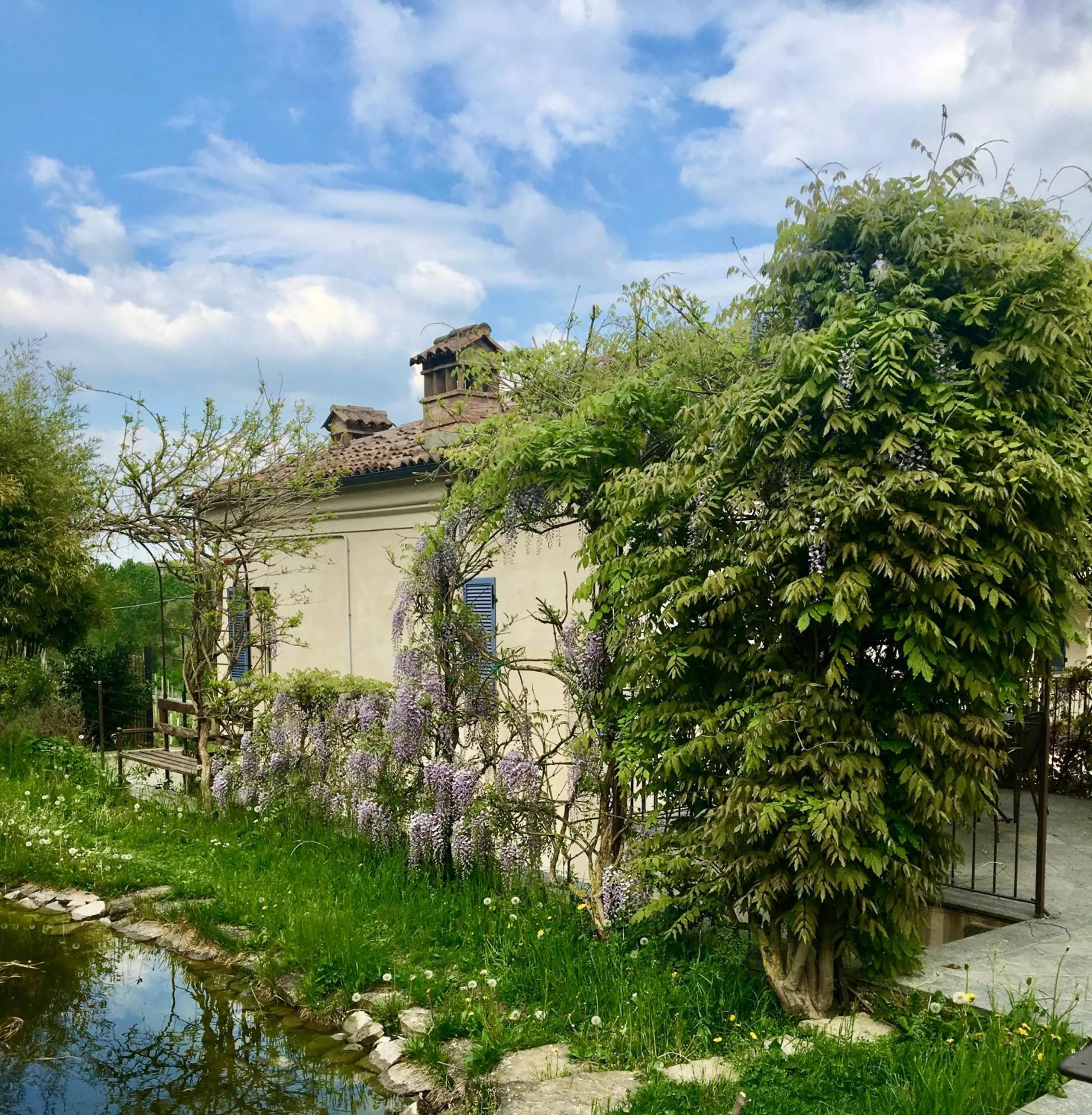 Garden in Marcarini Agriturismo