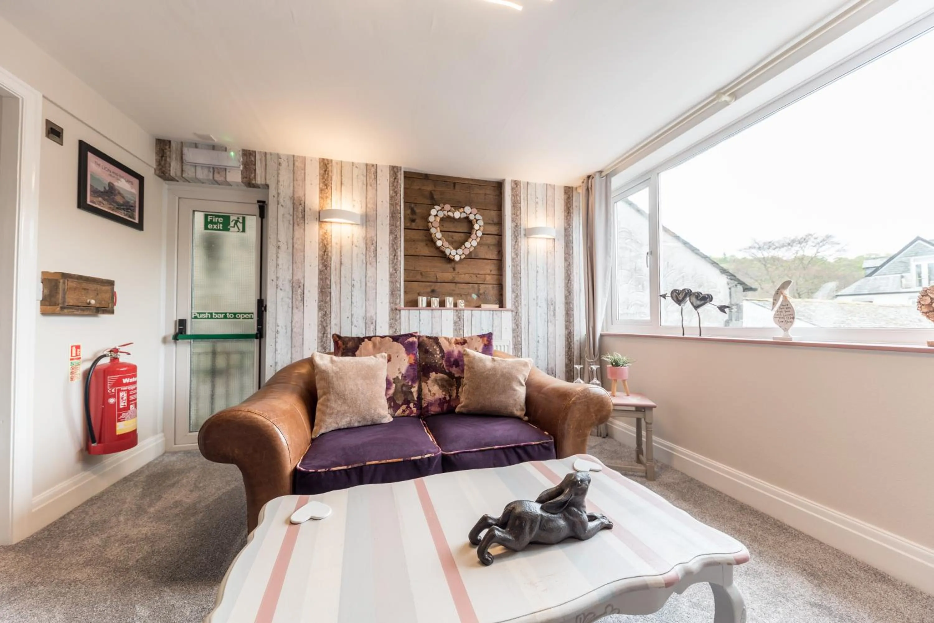 Living room in Heidi's Grasmere Lodge