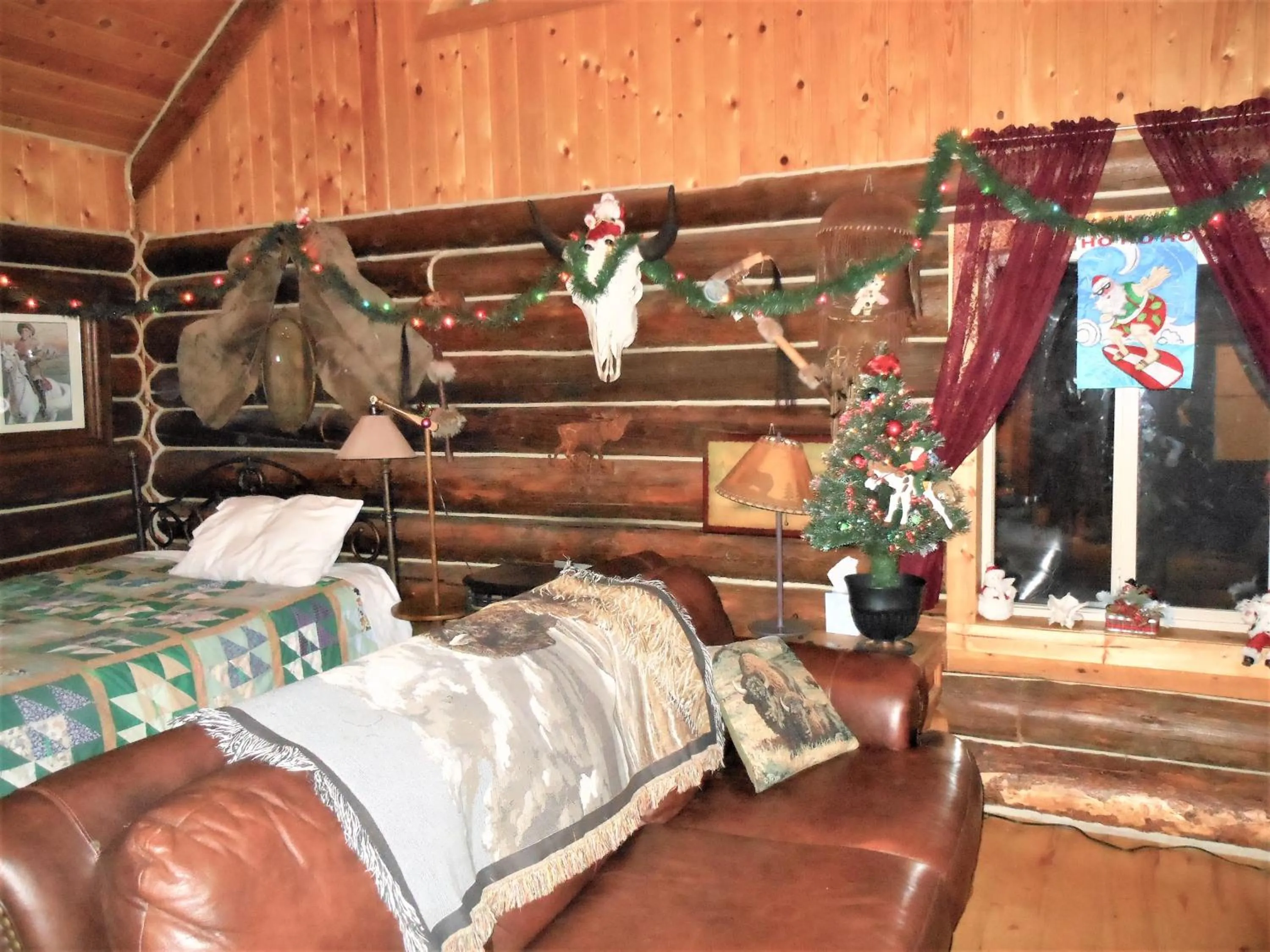 Bed in Grandpa's Cabin