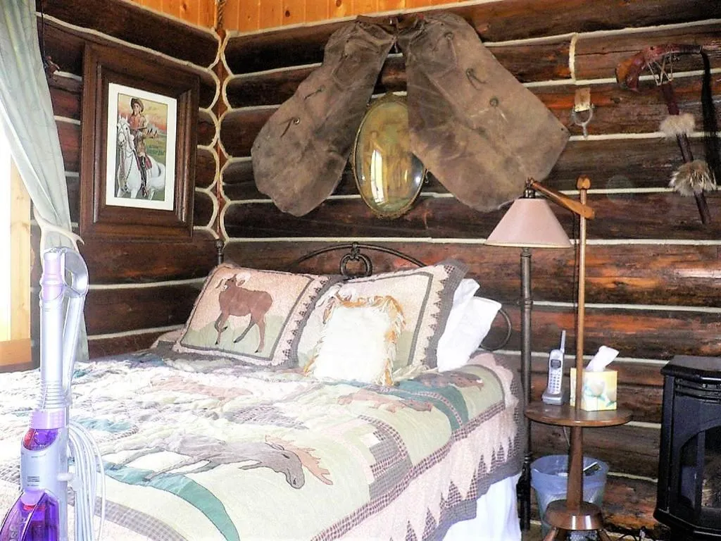 Bed in Grandpa's Cabin