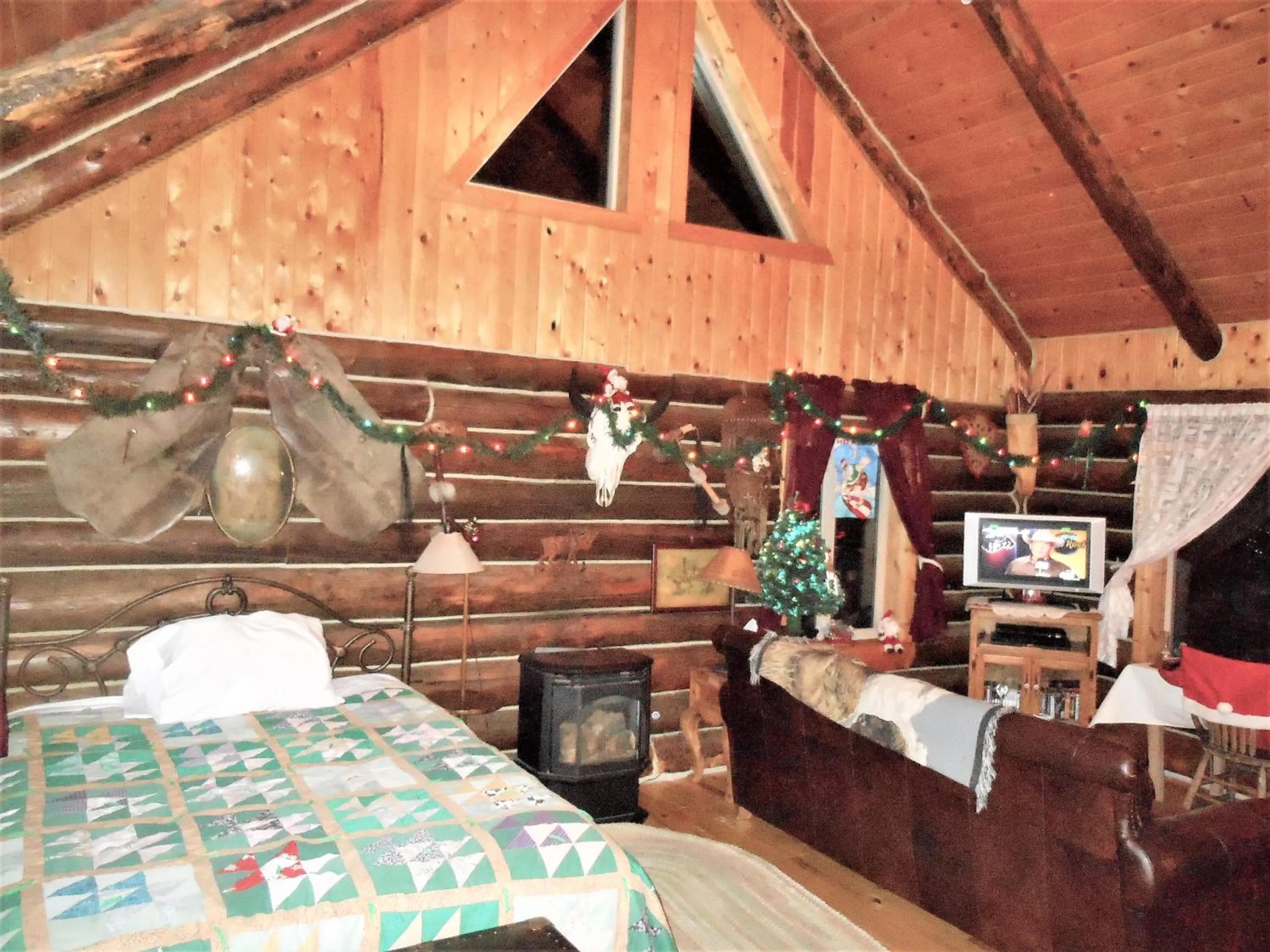 Bed in Grandpa's Cabin