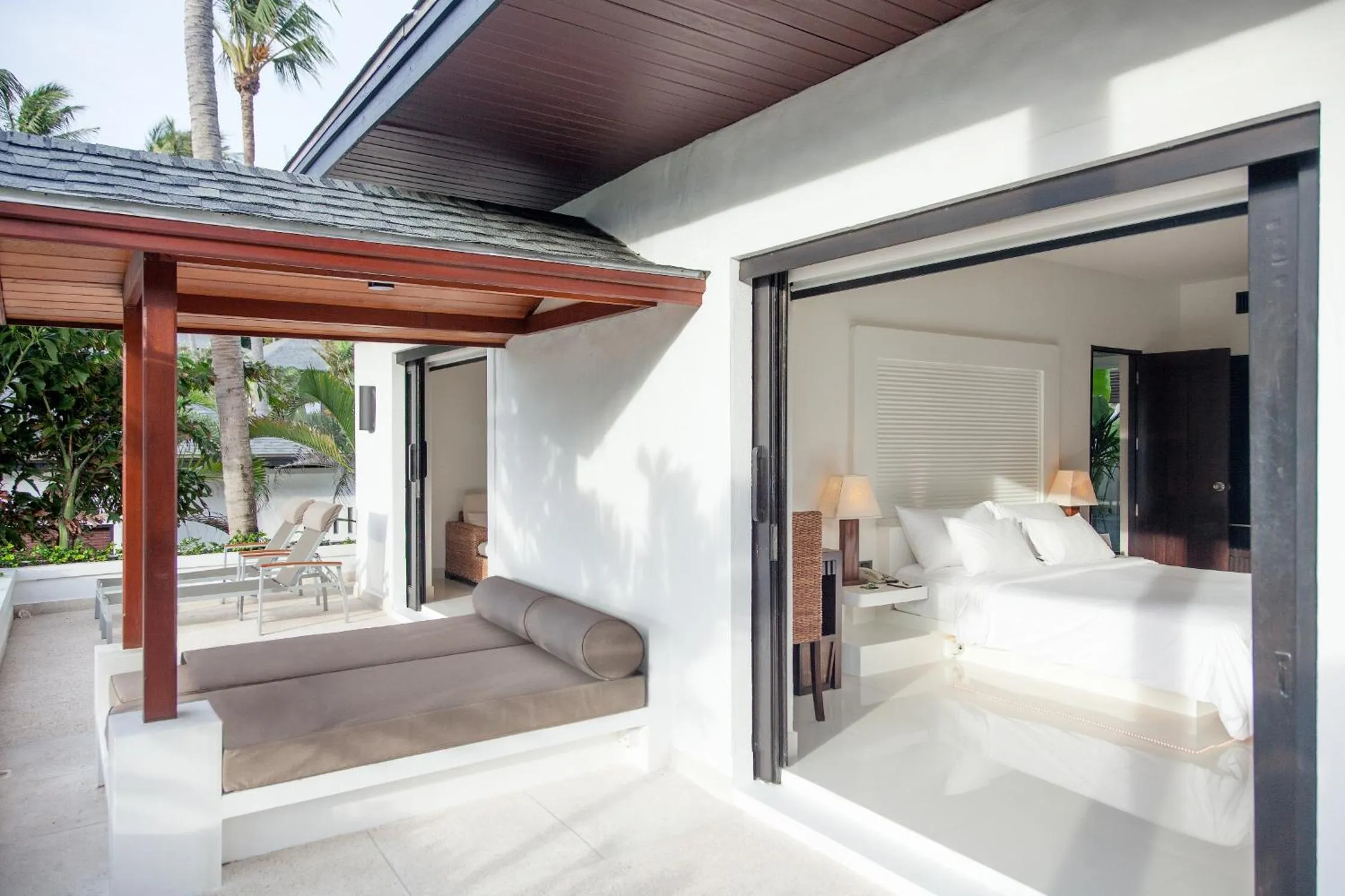 View (from property/room), Bed in The Racha