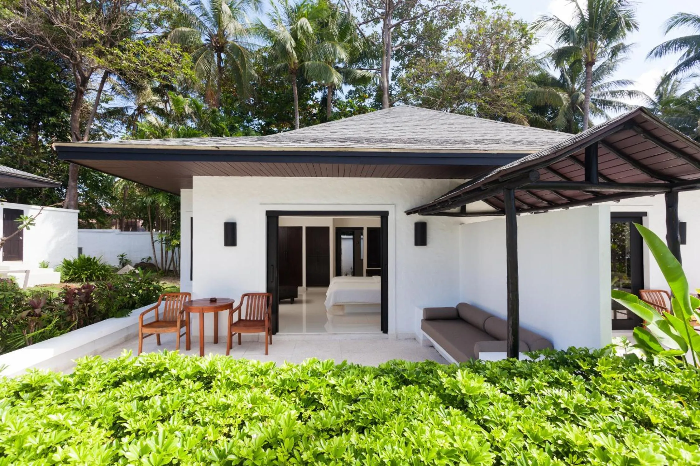 Garden view in The Racha