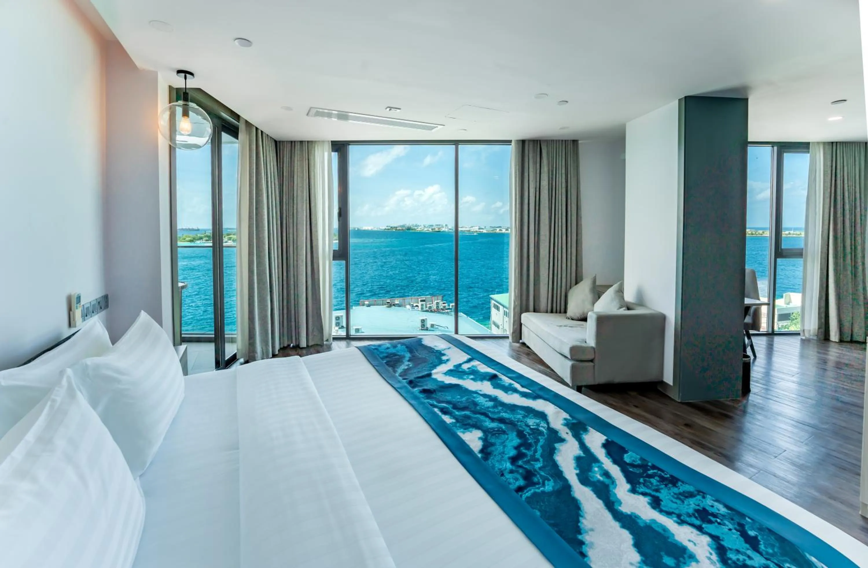 Bed in Maagiri Hotel