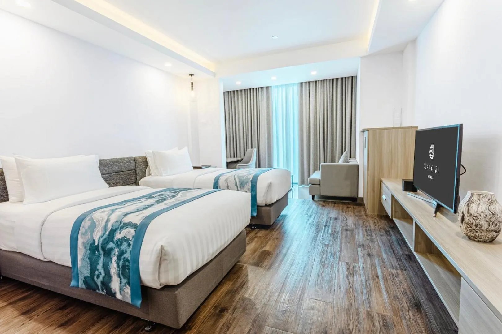 Bed in Maagiri Hotel