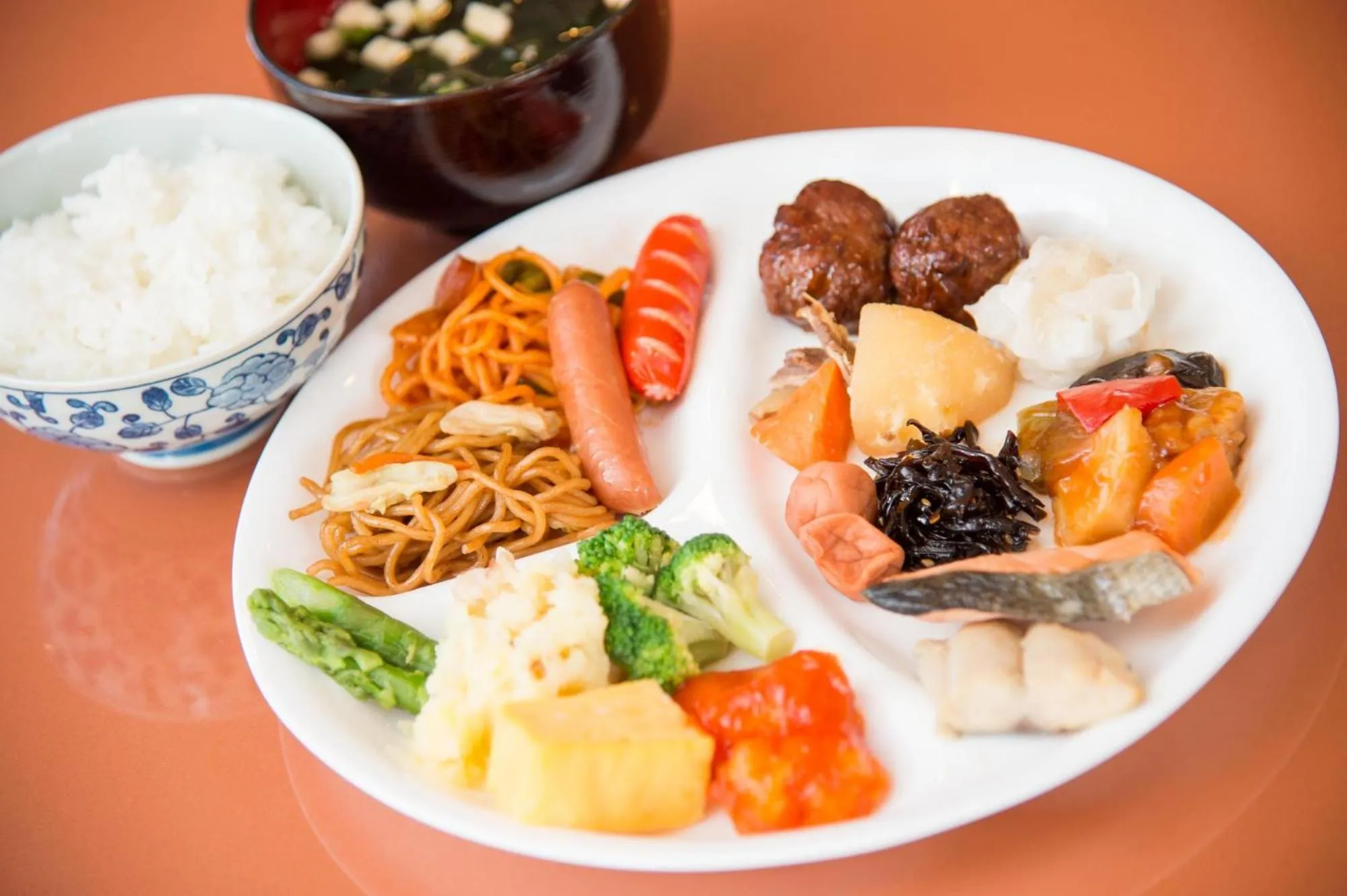 Buffet breakfast in Hotel All In Stay Hakodate