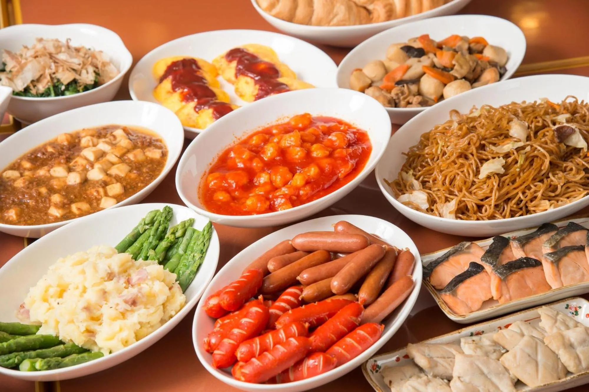 Buffet breakfast in Hotel All In Stay Hakodate