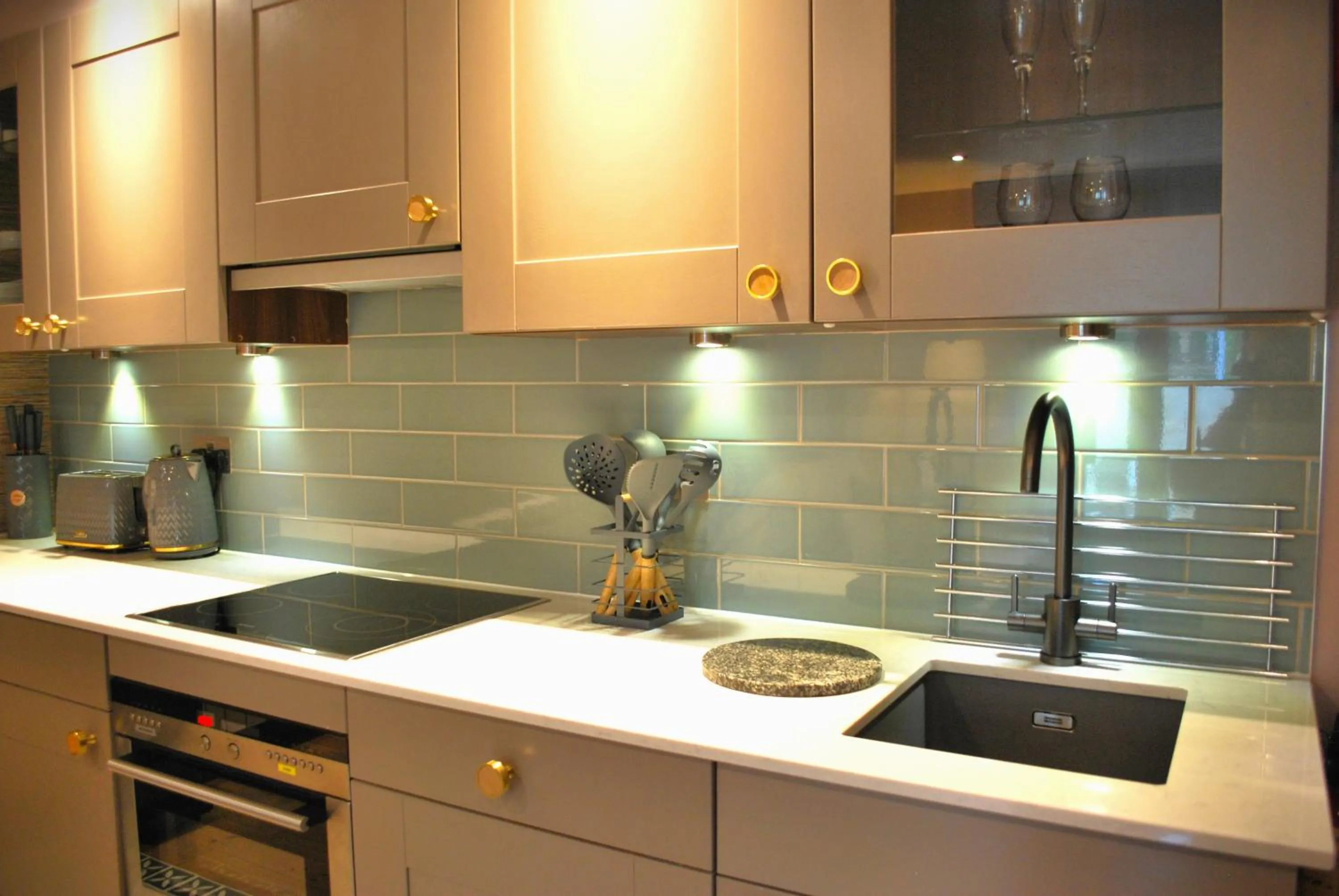 Kitchen or kitchenette in The Lawrance Luxury Aparthotel - Harrogate