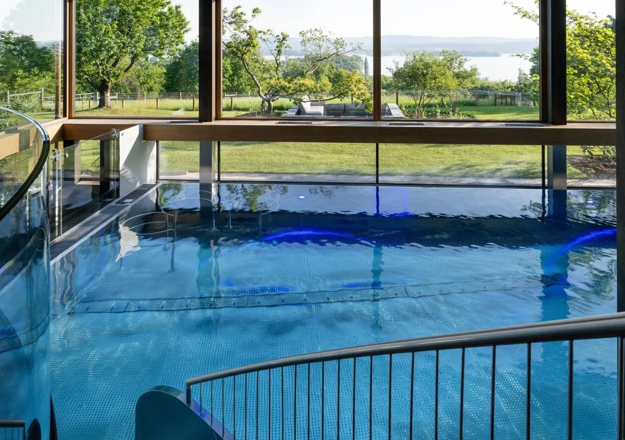 Swimming pool in Historisches Gasthaus Hotel Hirschen Horn