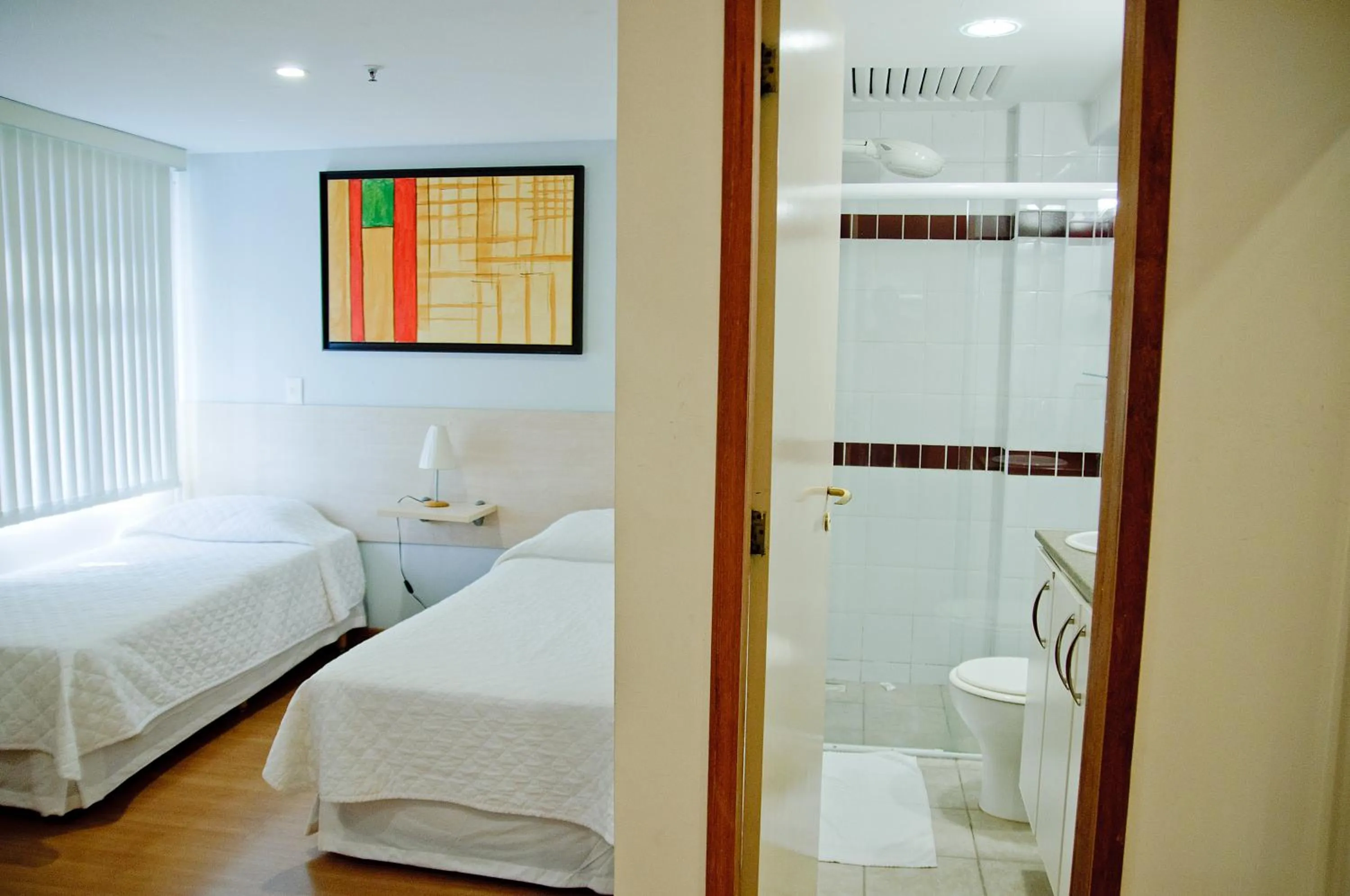 Bed in Mont Blanc Apart Hotel Nova Iguaçu