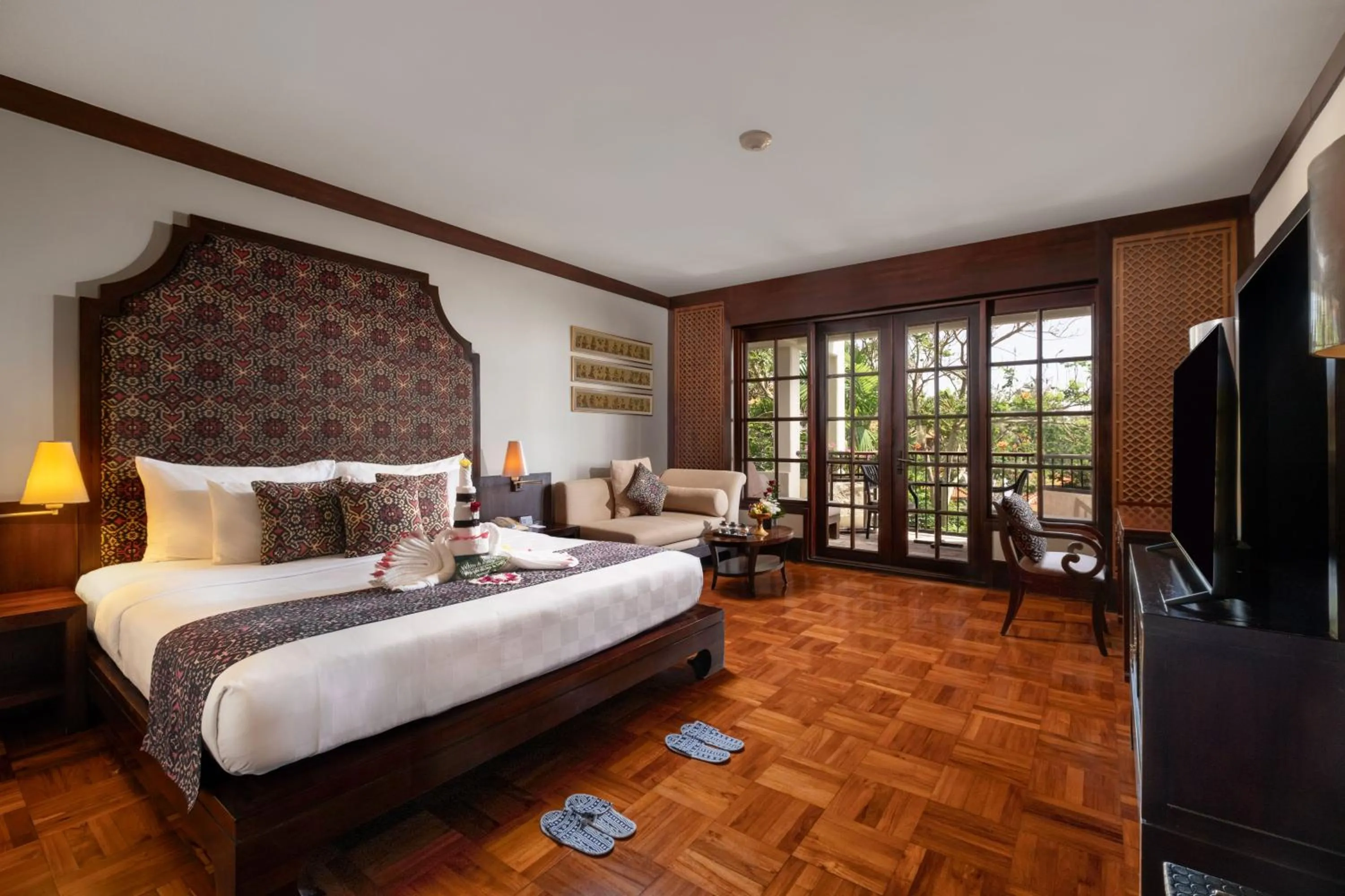 Bed in Ayodya Resort Bali