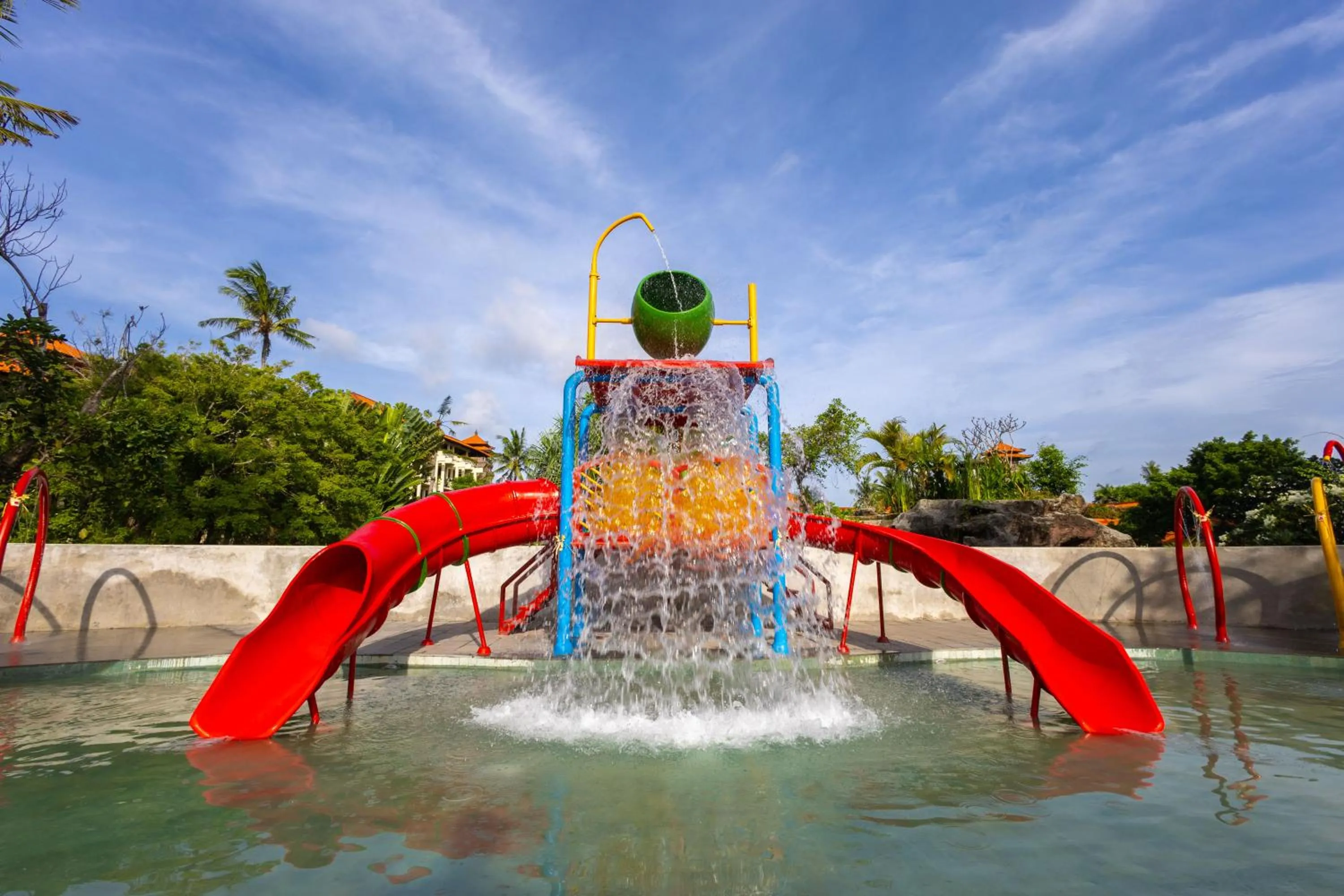 Aqua park in Ayodya Resort Bali