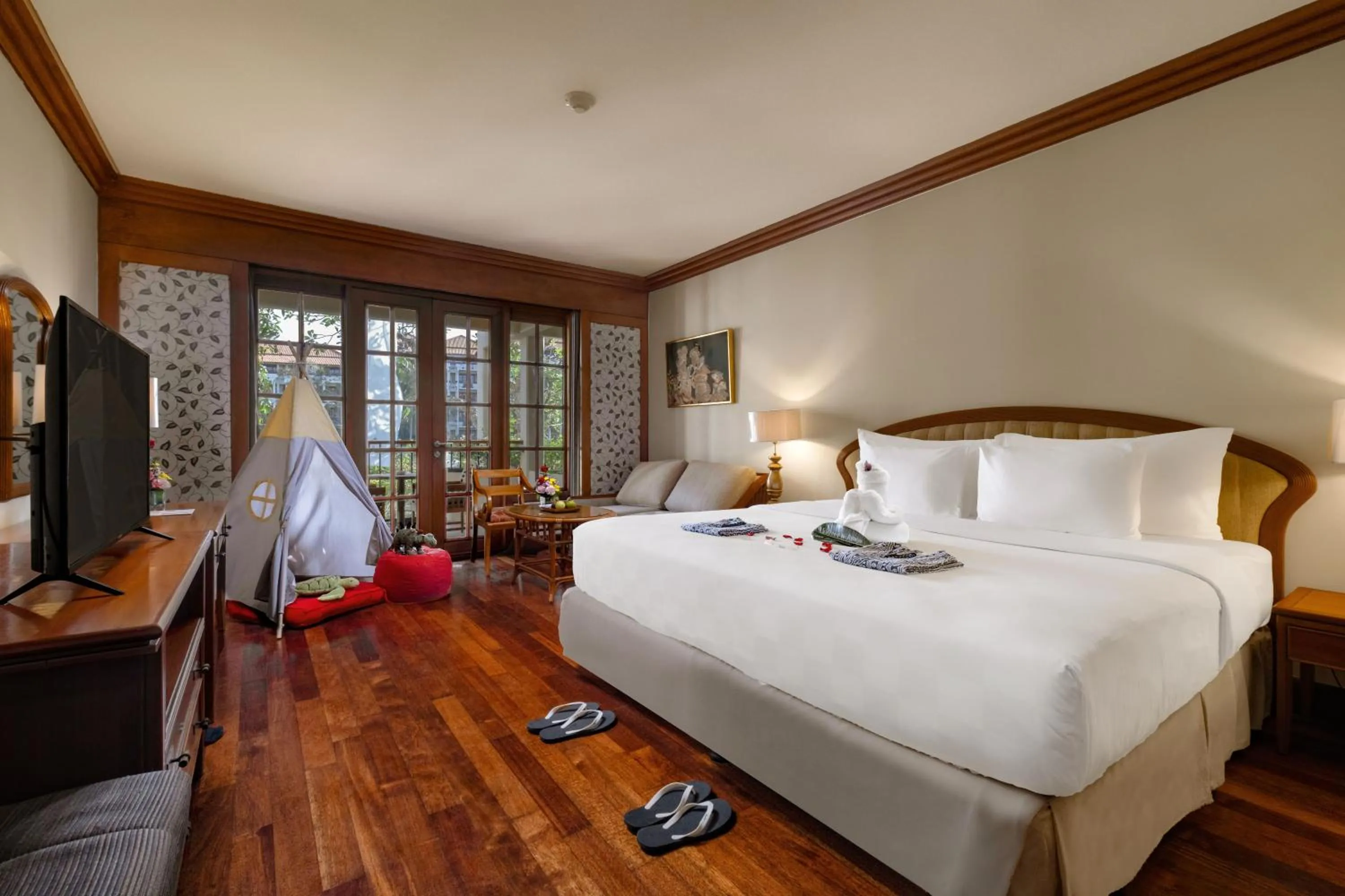 Bed in Ayodya Resort Bali