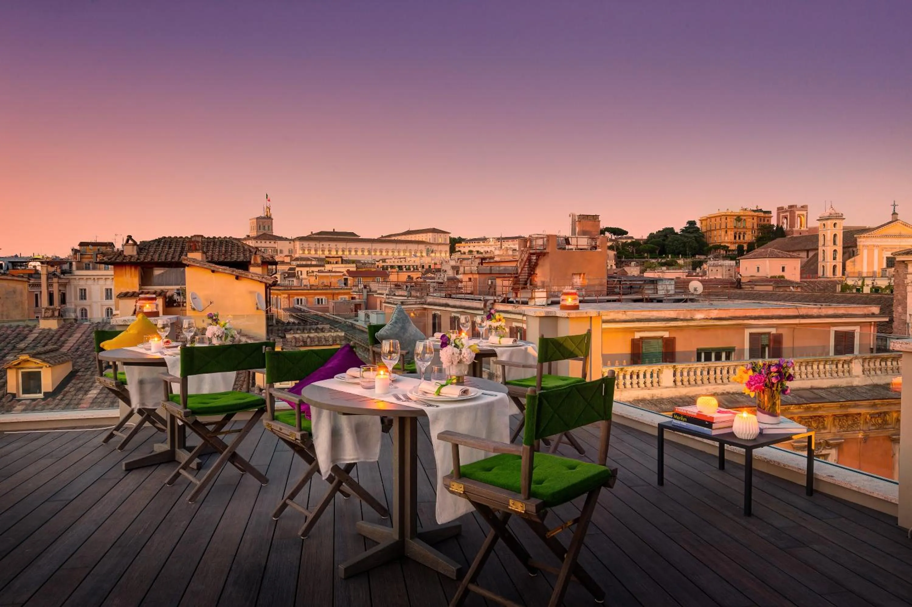 Balcony/Terrace in Singer Palace Hotel Roma
