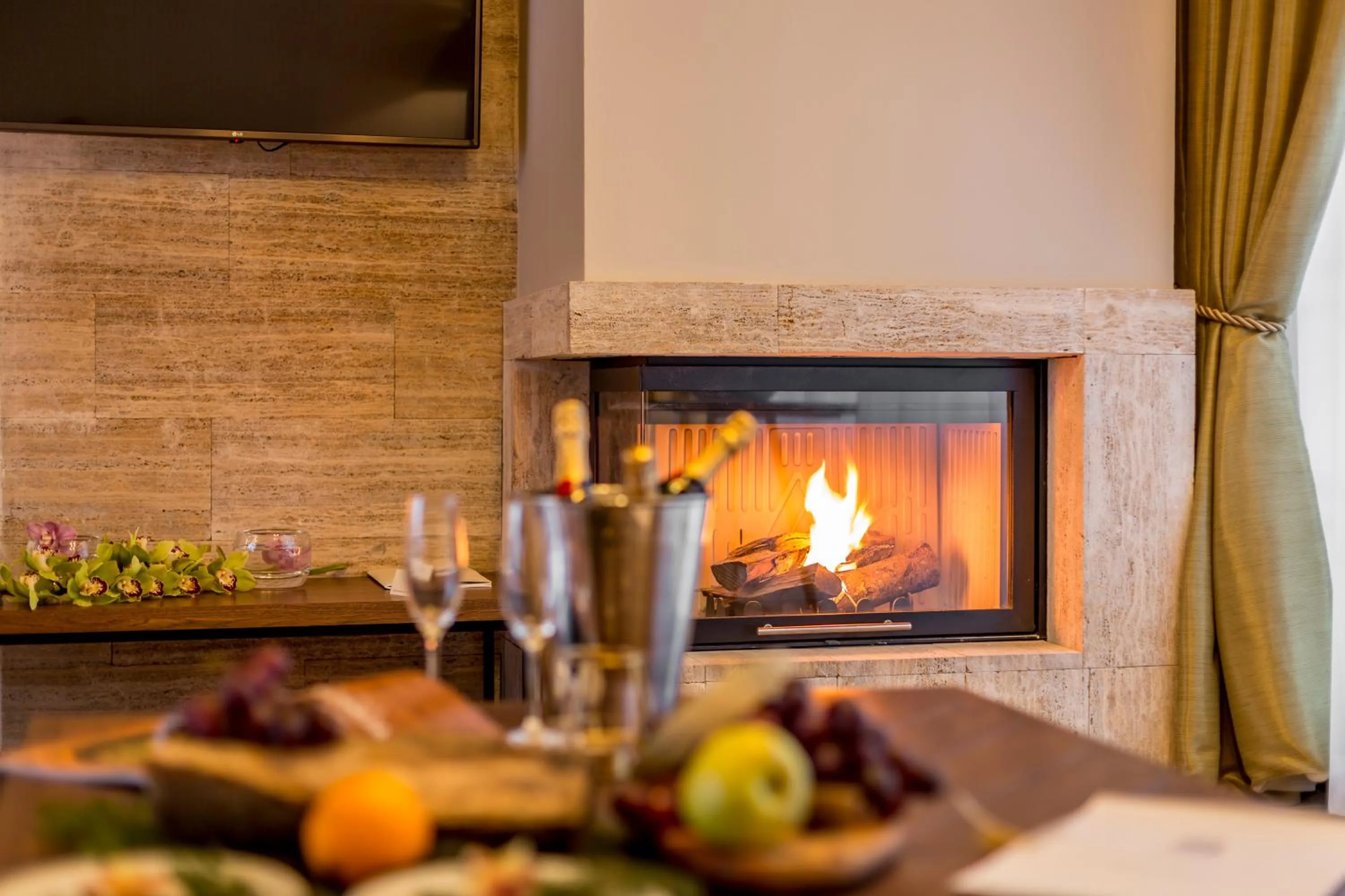 Living room in Fenomen Plitvice Resort