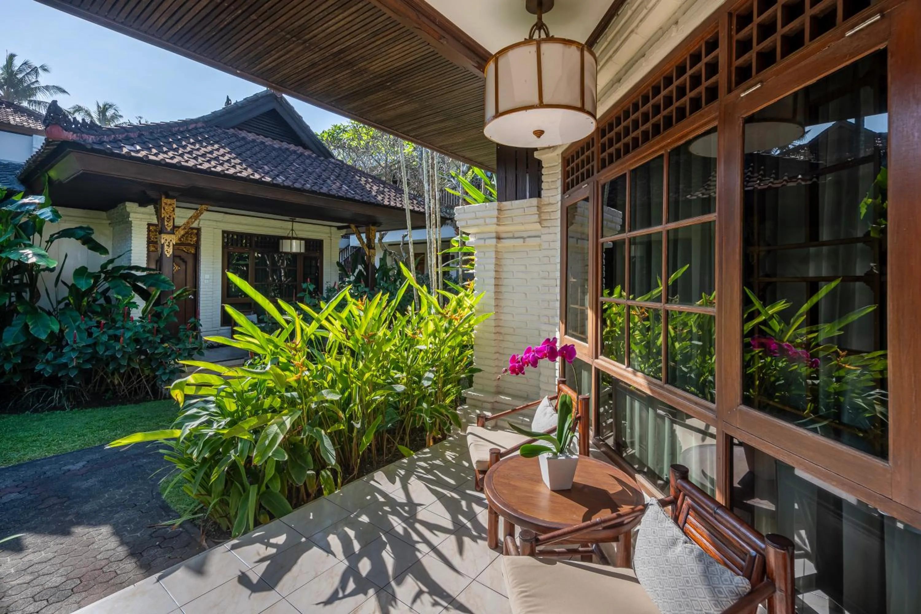 Garden view in Ramayana Candidasa Beach Resort