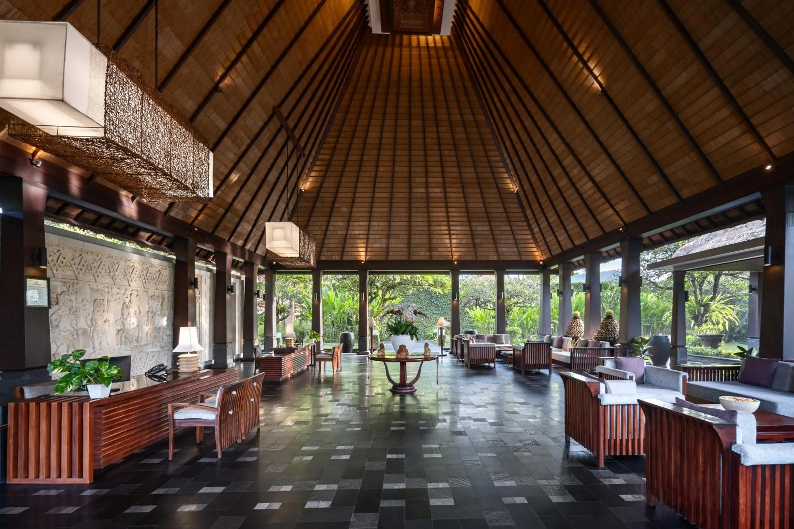 Lobby or reception in Ramayana Candidasa Beach Resort