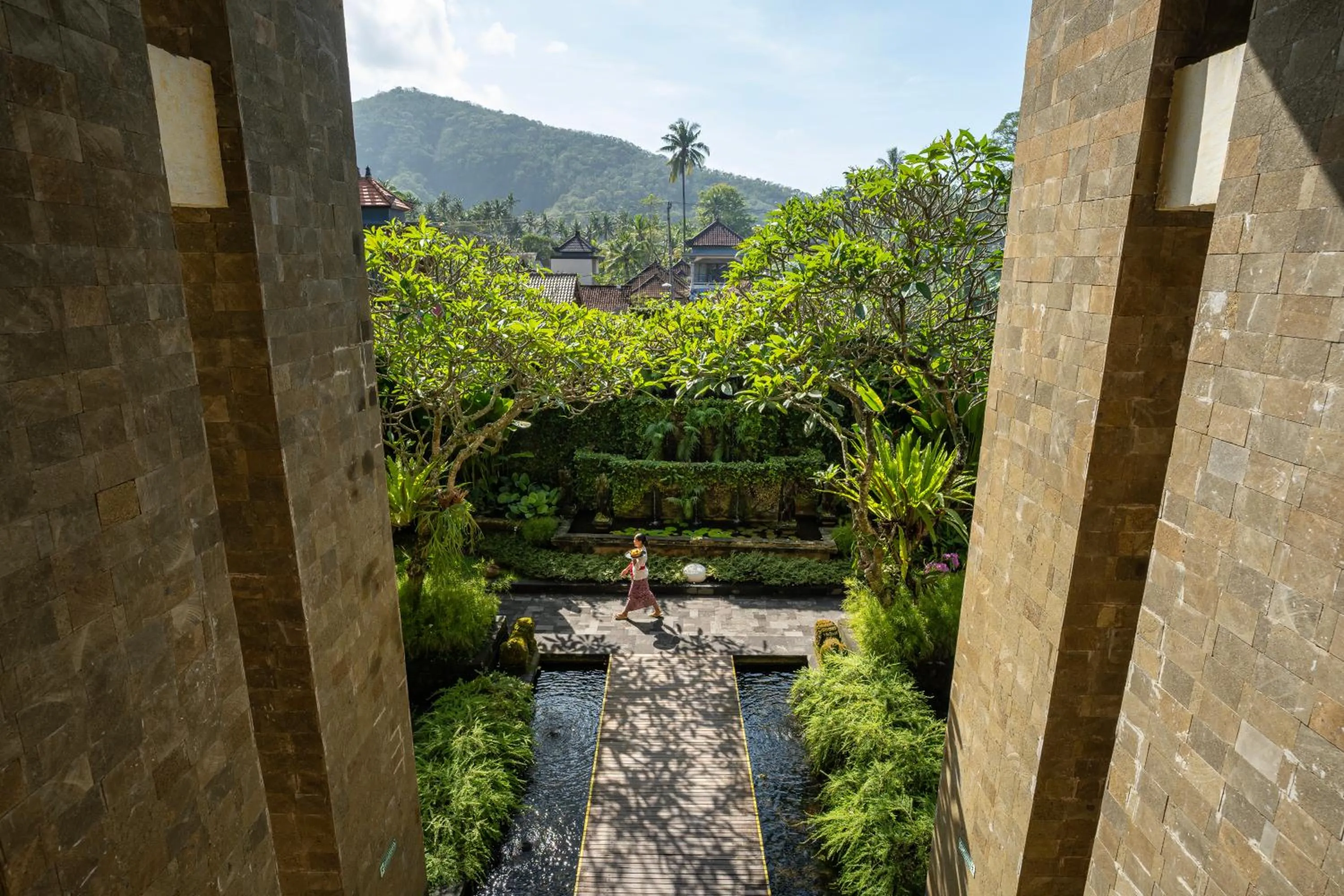 Garden view in Ramayana Candidasa Beach Resort