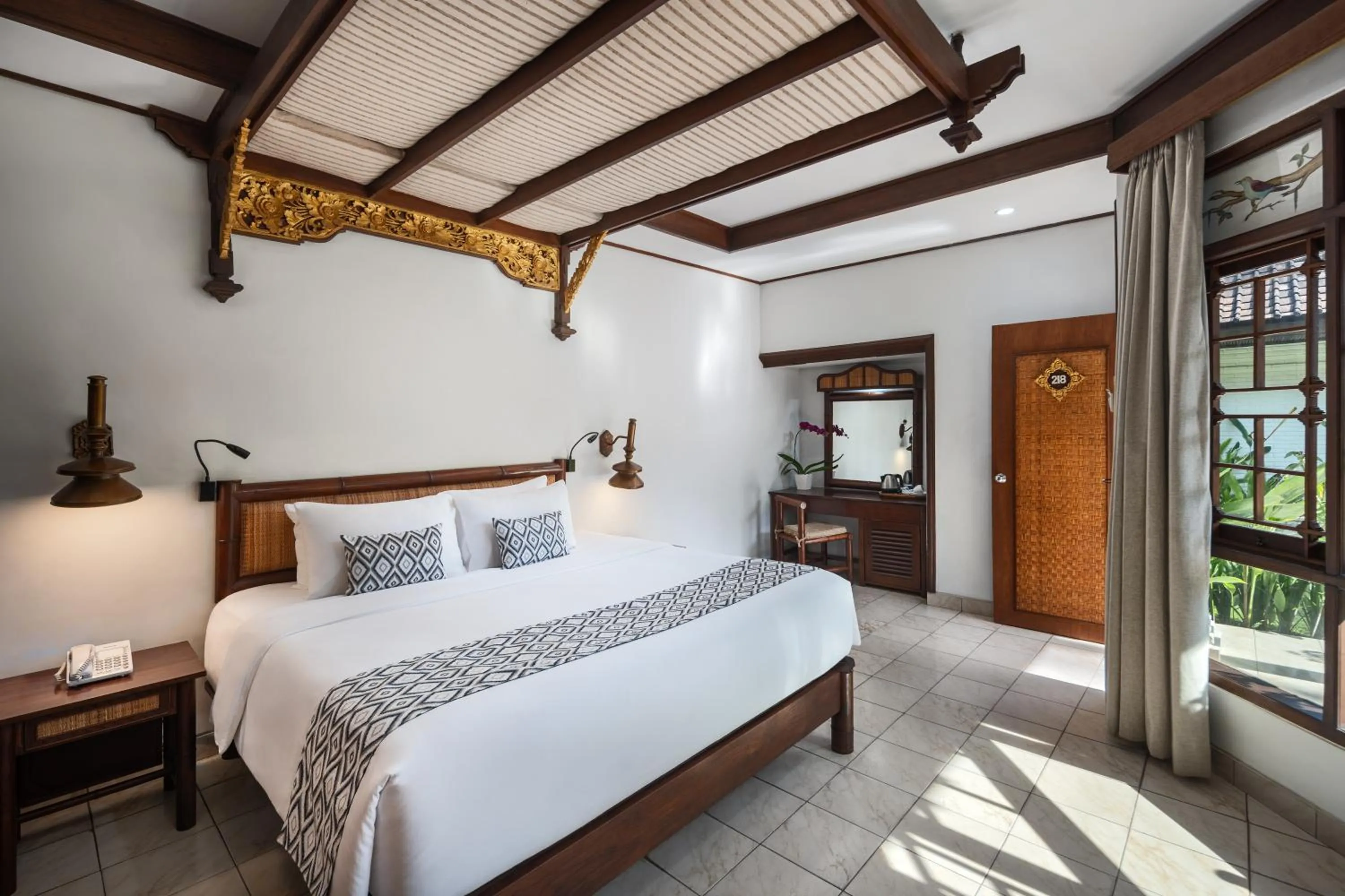 Bed in Ramayana Candidasa Beach Resort