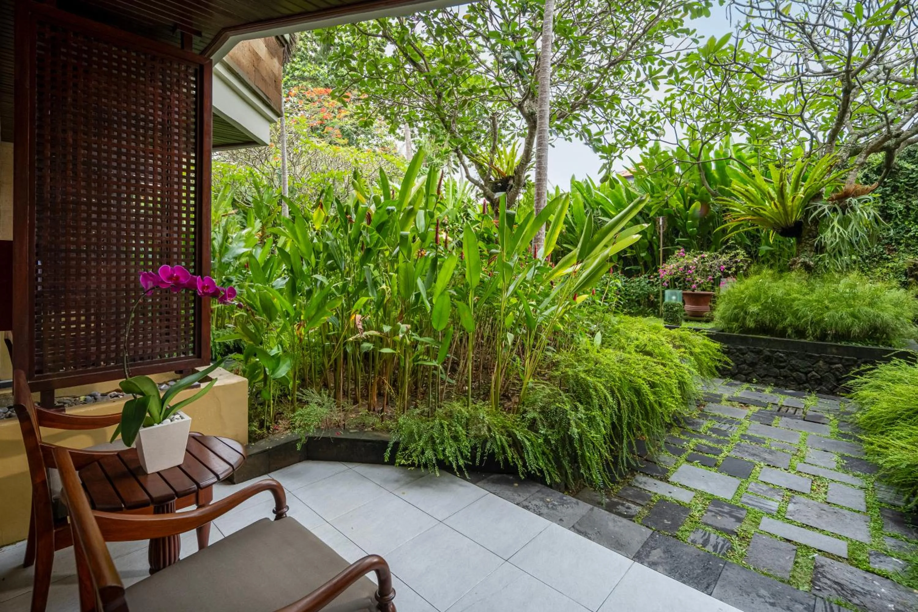 Garden view in Ramayana Candidasa Beach Resort