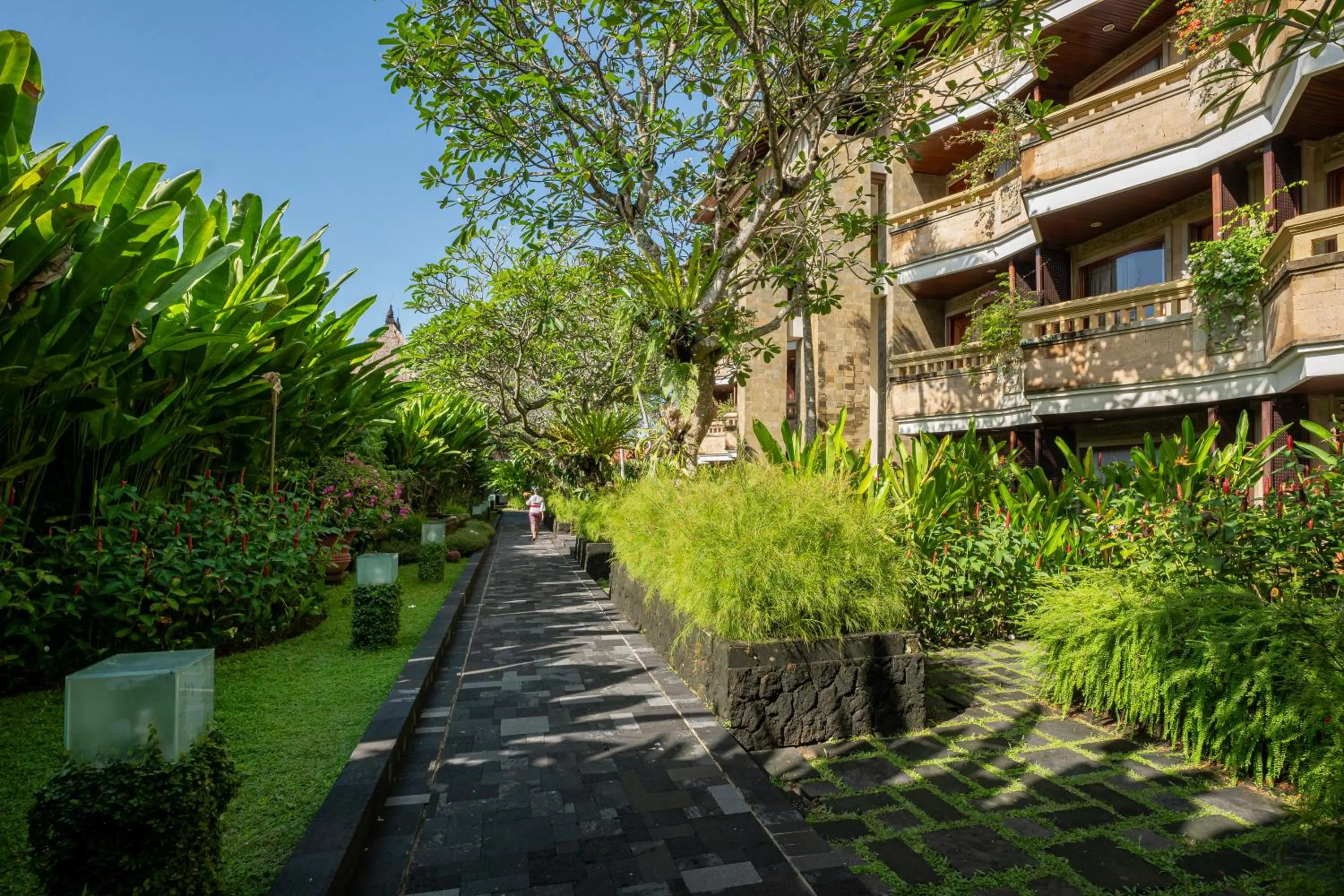 Garden view in Ramayana Candidasa Beach Resort