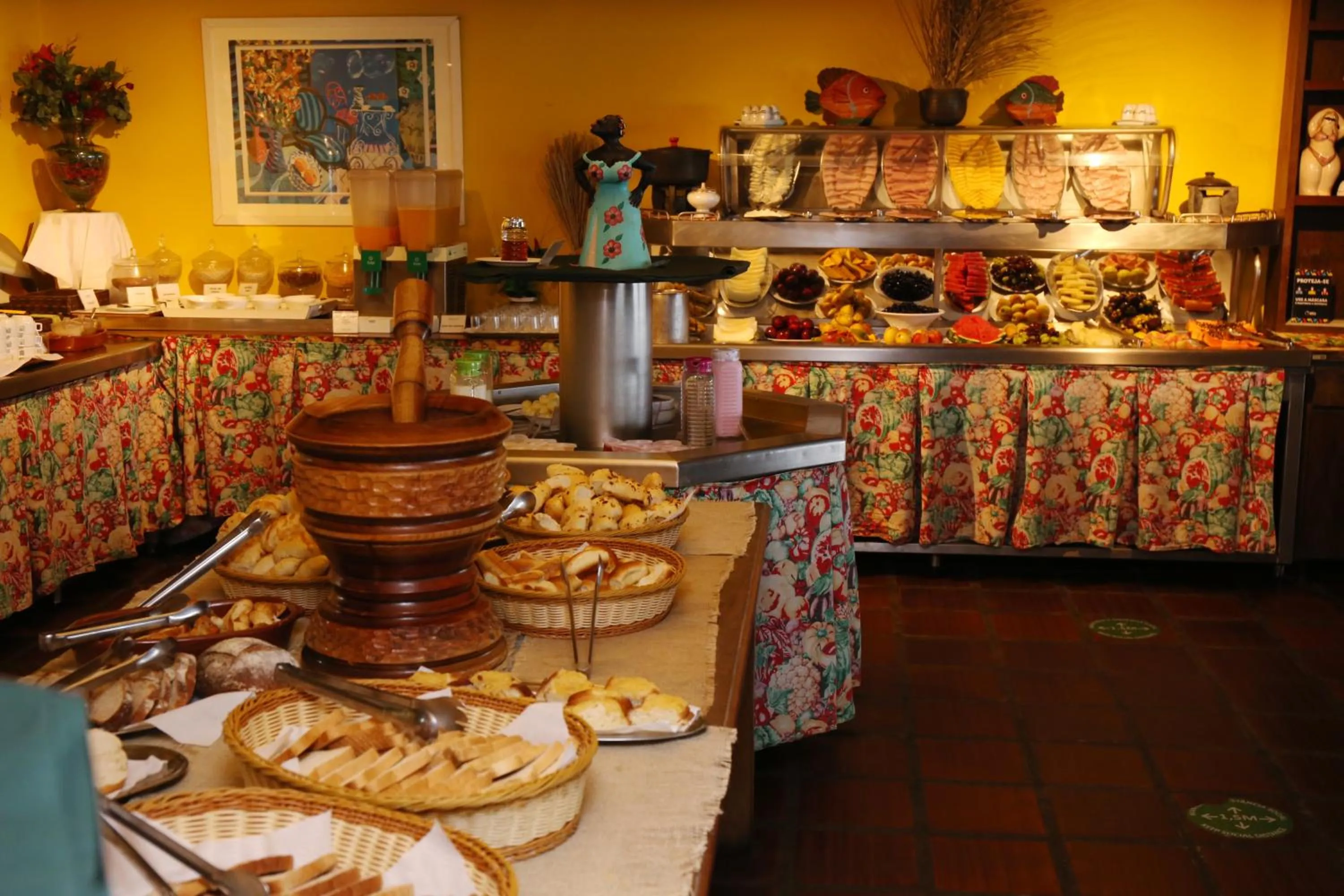 Buffet breakfast in Delphin Beach Hotel