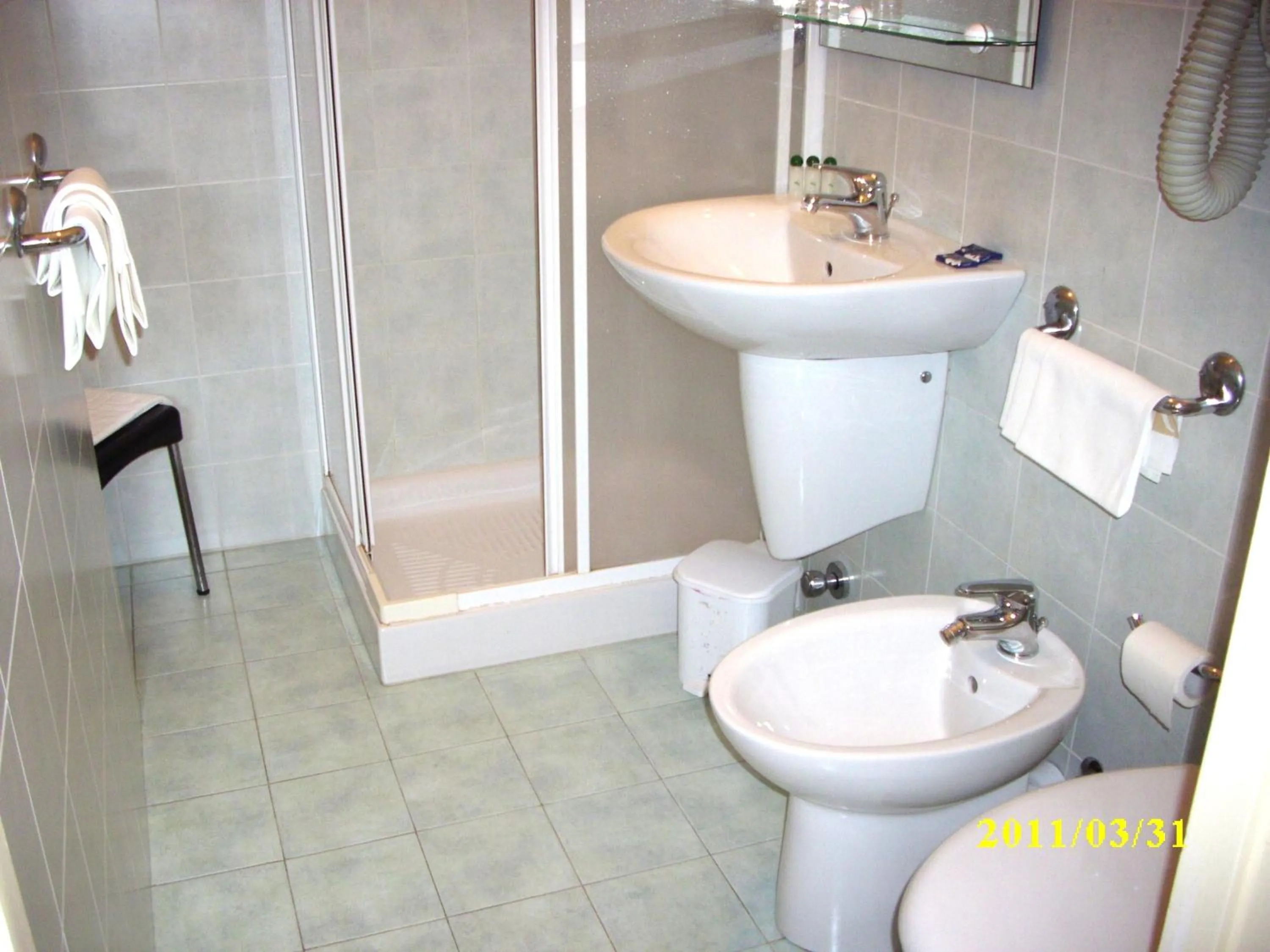 Toilet in Hotel Riviera Sanremo