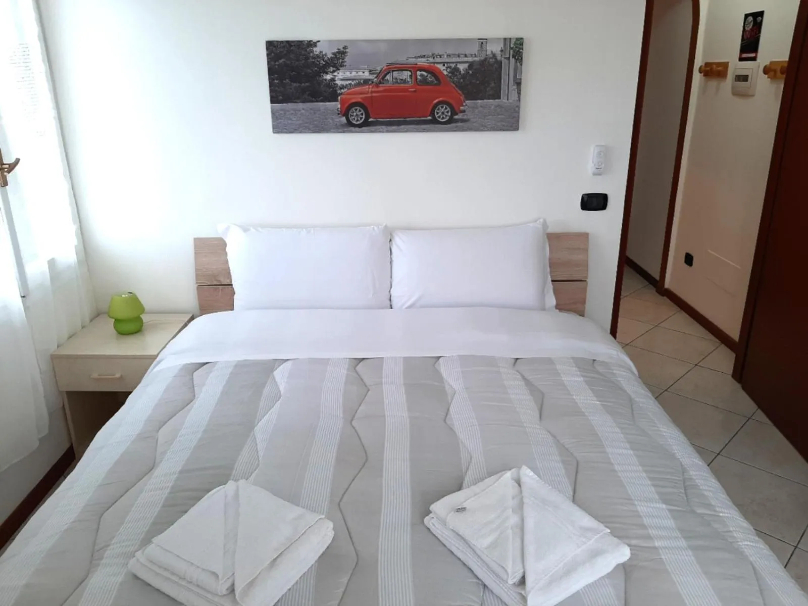 Bed in Hotel Riviera Sanremo