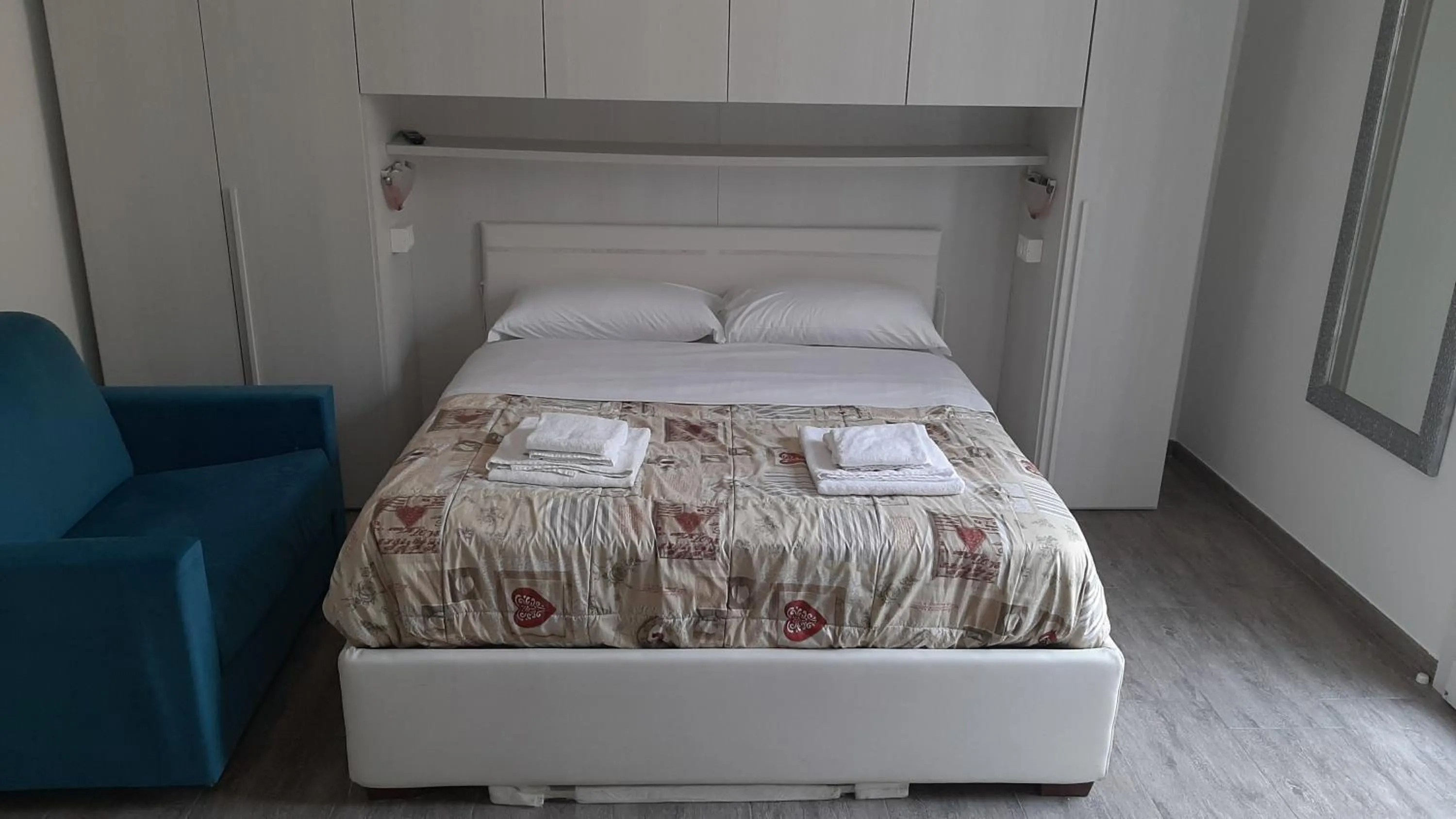 Bed in Hotel Riviera Sanremo