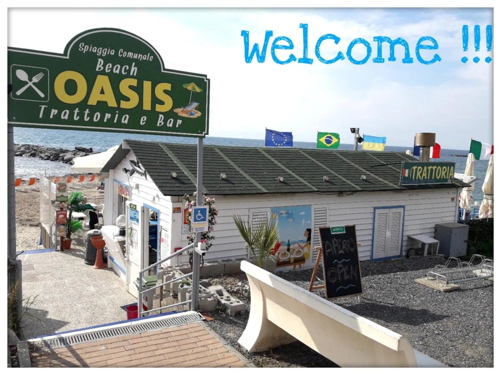 Beach in Hotel Riviera Sanremo