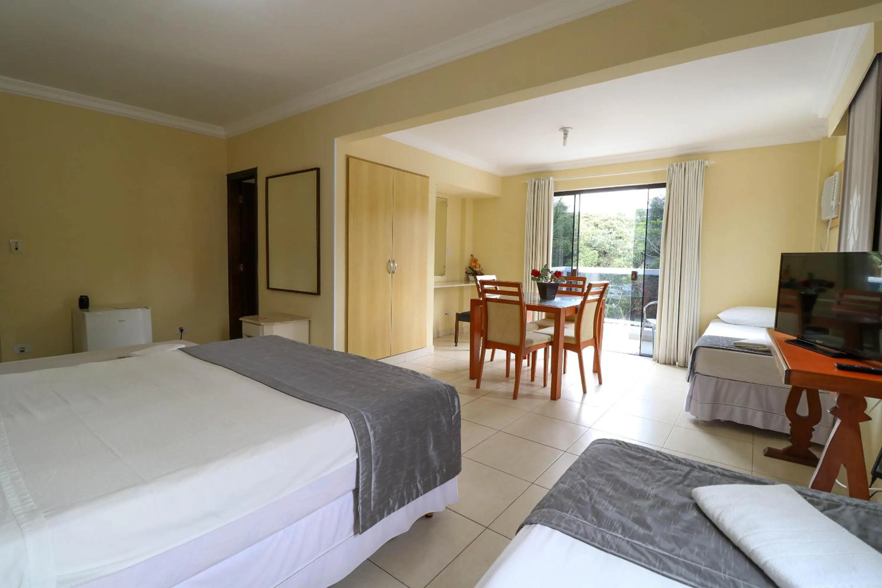 Bed in Charme Hotel Guarujá Frente Mar