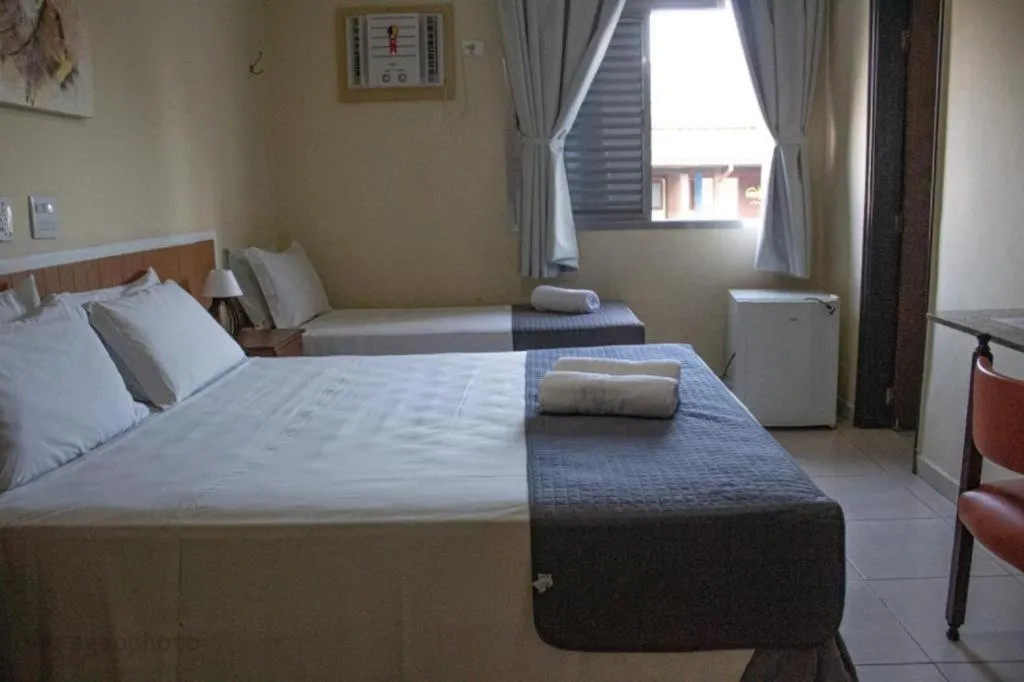 Bed in Charme Hotel Guarujá Frente Mar