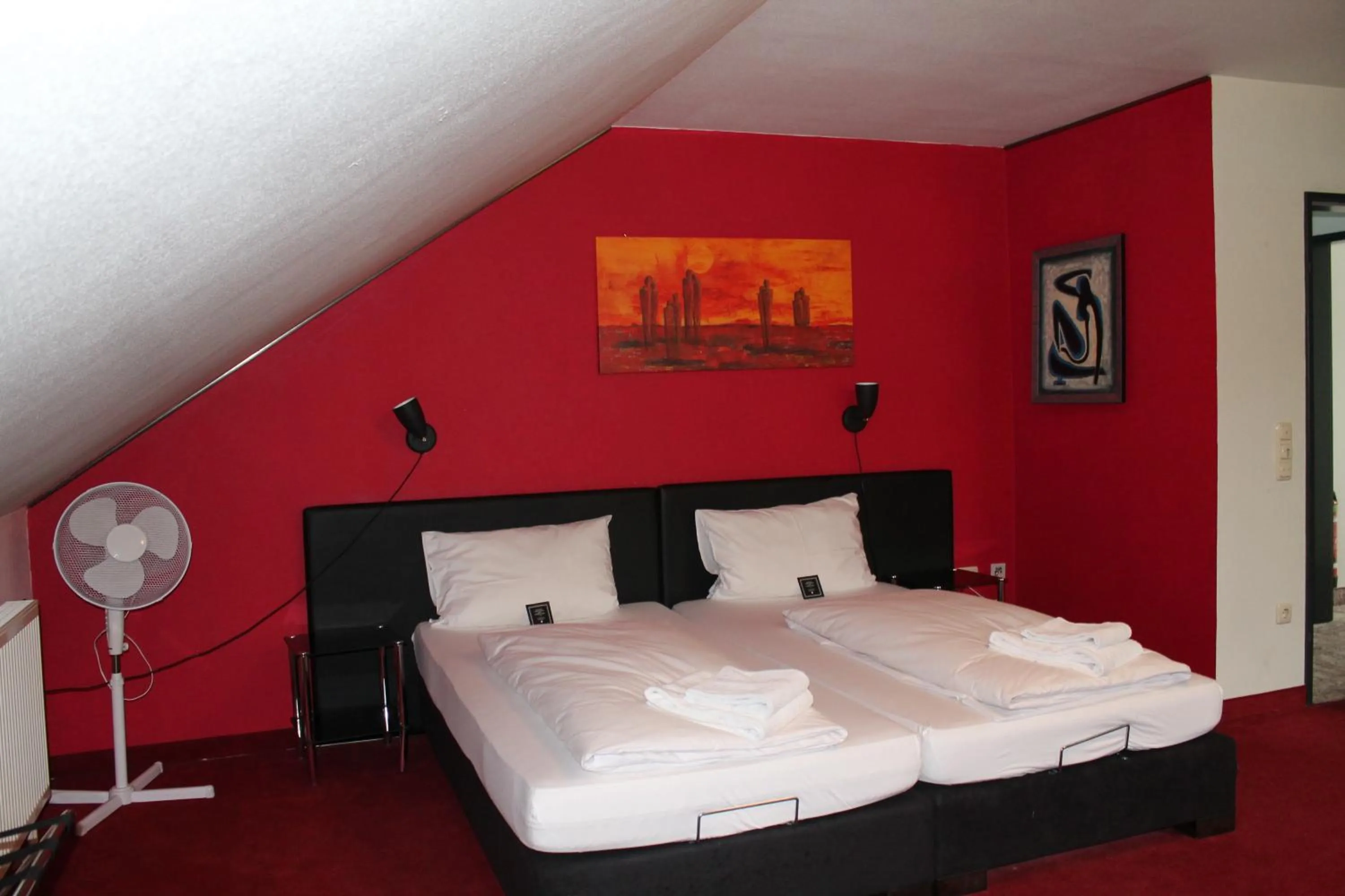 Bed in Arthotel ANA Aura