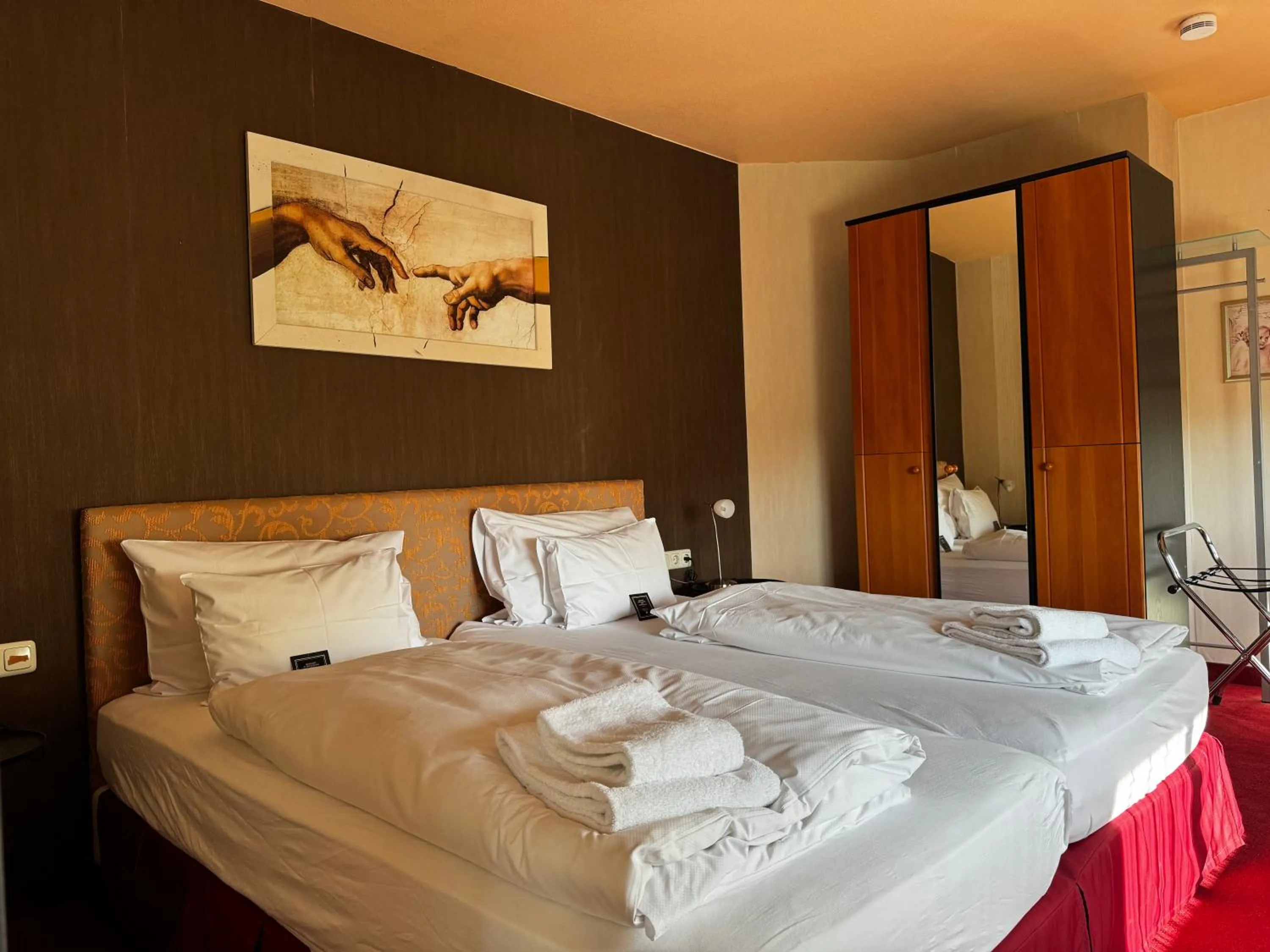 Bed in Arthotel ANA Aura