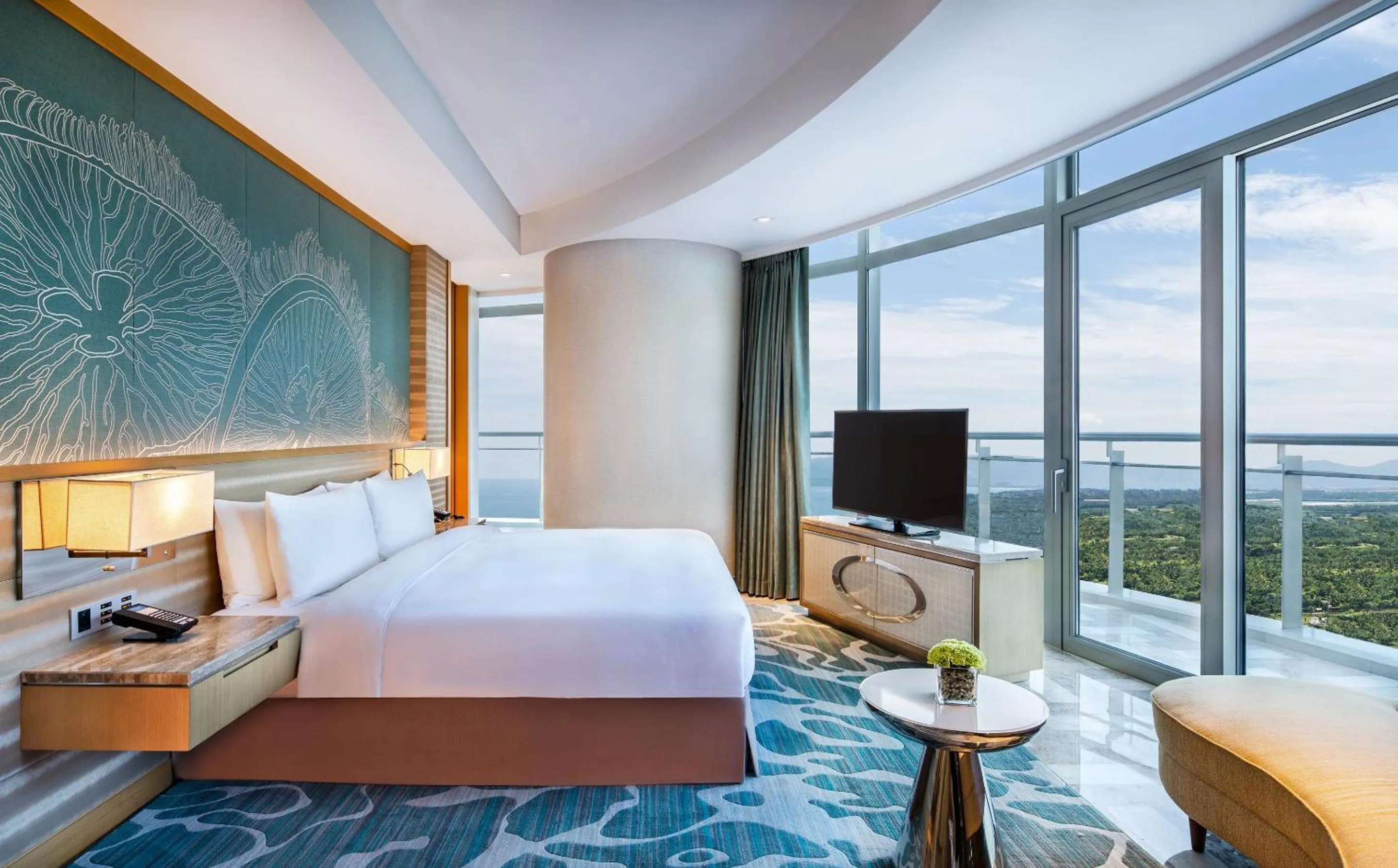 Decorative detail, Bed in Atlantis Sanya