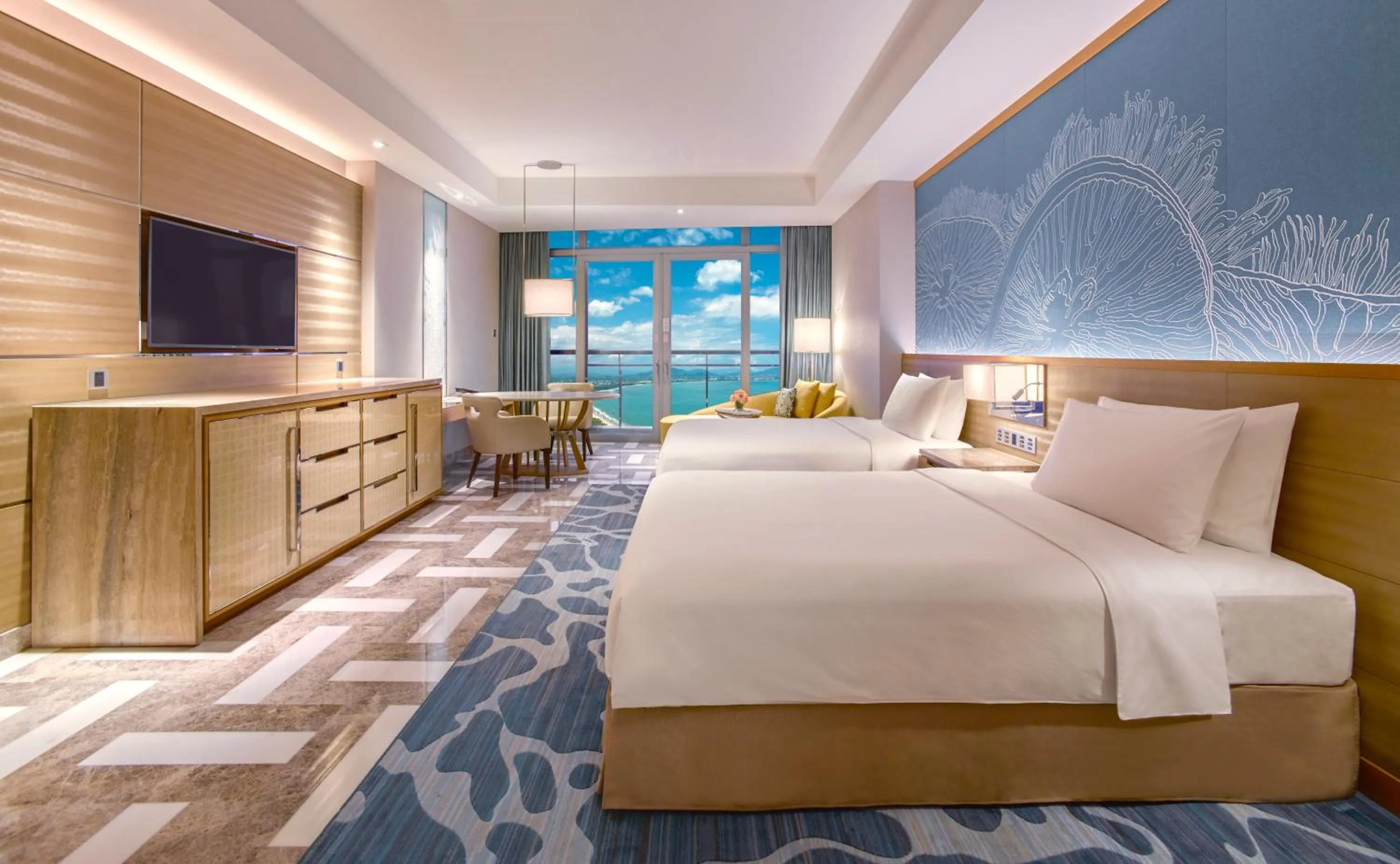 Bedroom, Bed in Atlantis Sanya